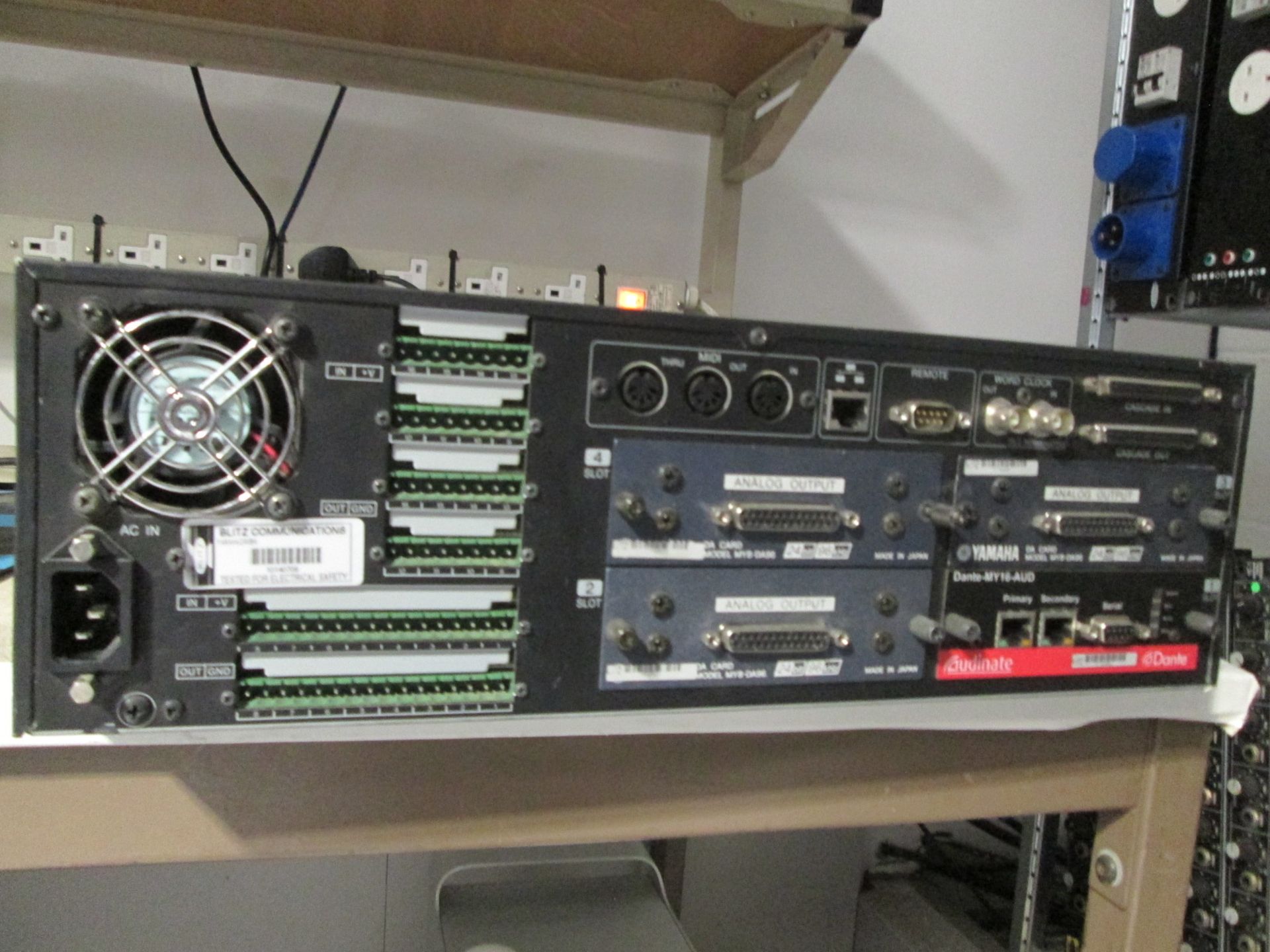 Yamaha DME64N Digital Mixing Engine with Spare Cards, Includes Yamaha DA 824 DA Conveter - Image 5 of 11