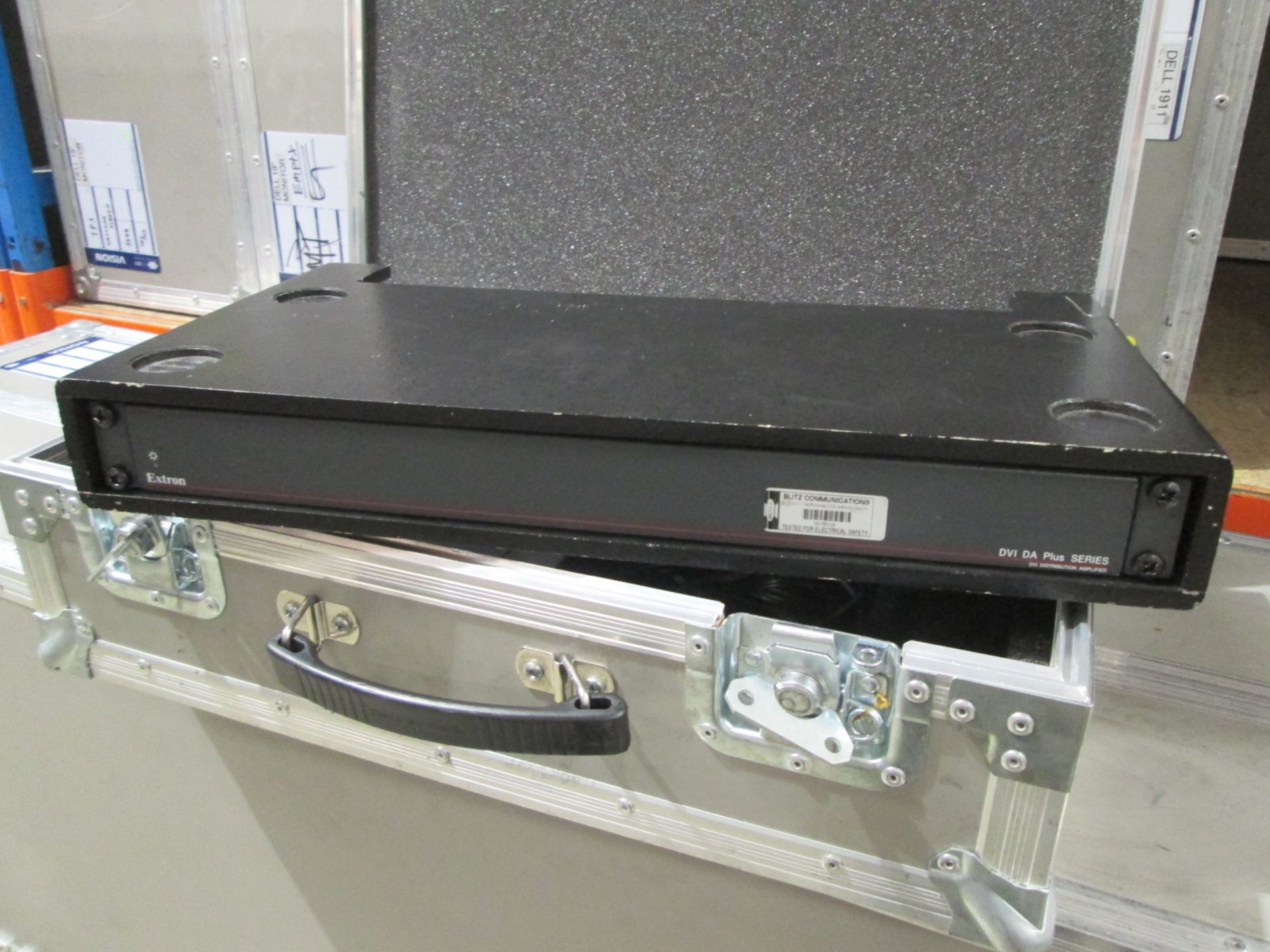 Extron DVI DA8 Plus 1:8 distribution Amplifers, In flight cases (Qty 4)