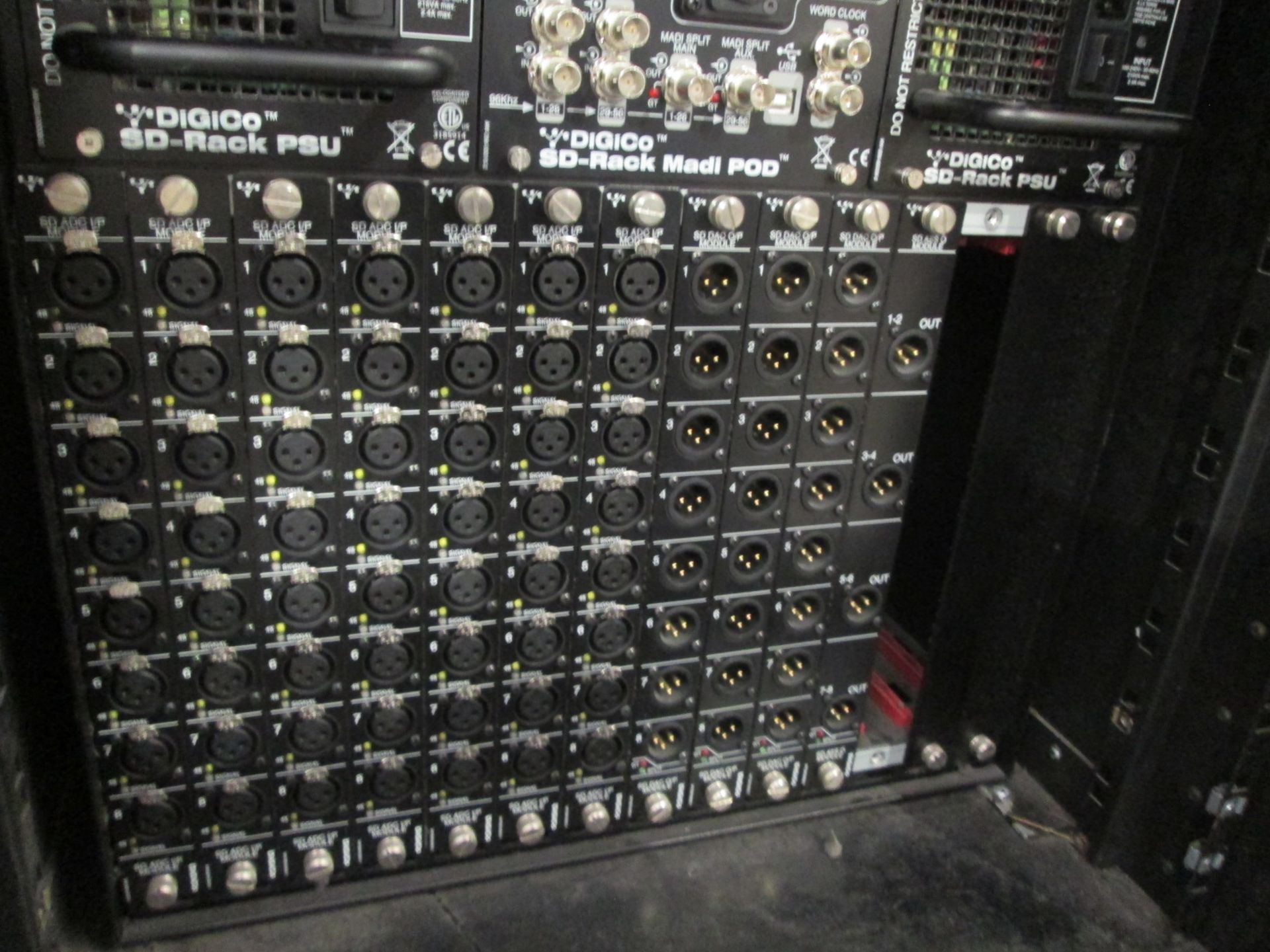 DigiCo 192 kHz SD-Rack Digital Input / Output Frame. S/N 772953 1708, Note 1 x card removed but - Image 4 of 7