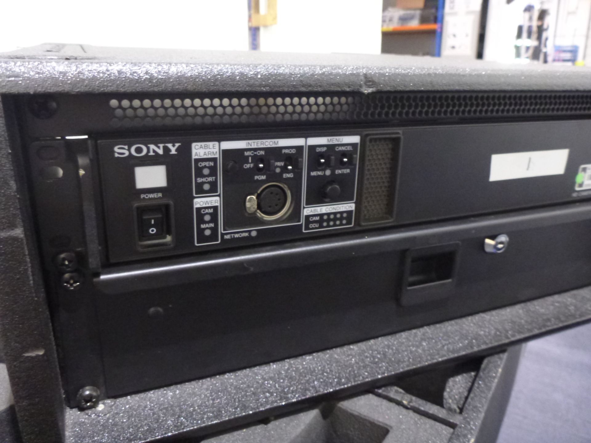 Sony HD Colour Broadcast Camera, Model HSC100R, S/N 402269, YOM 2016, Camera includes Canon HDTV - Image 11 of 28