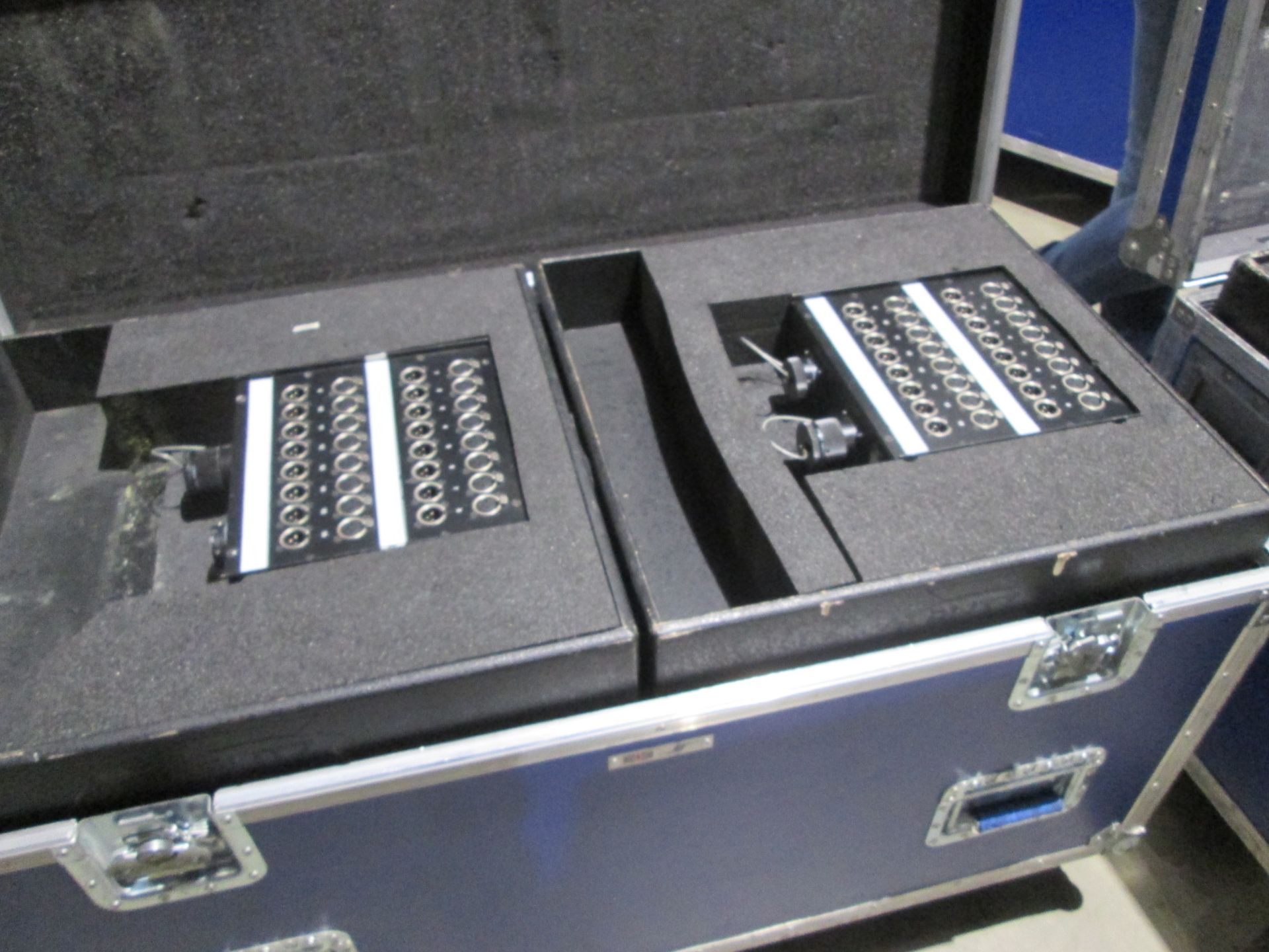 Kelsey Multicore Stage Box (Qty 10 in 5 flight cases) 1 x 16 pair with 75 mtr cable, 2 x 16 pair