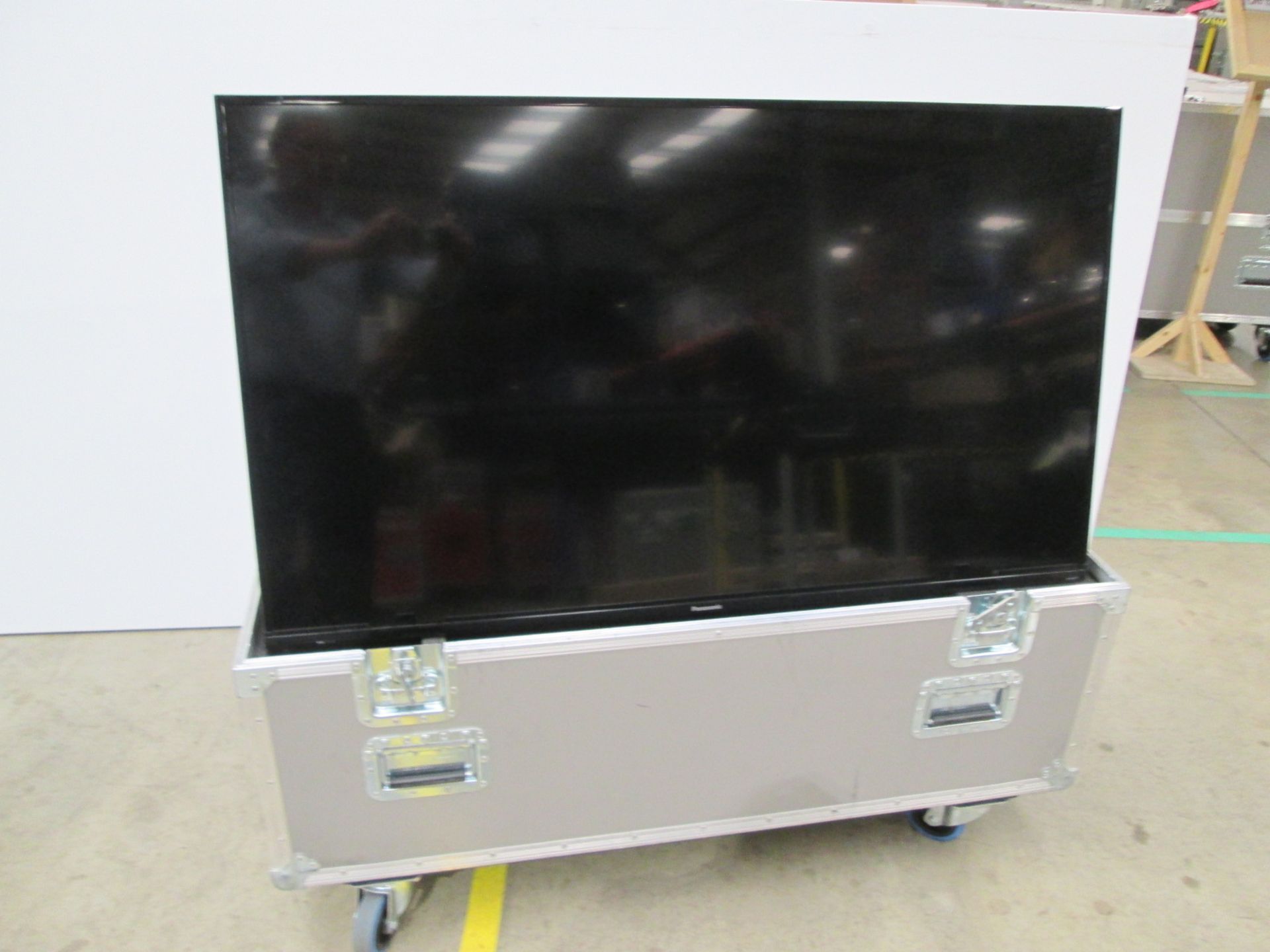 2 off Panasonic 50" Colour Monitor, Model TH-50LFE7E, S/N DK4540229 & DK4540233, Includes flight