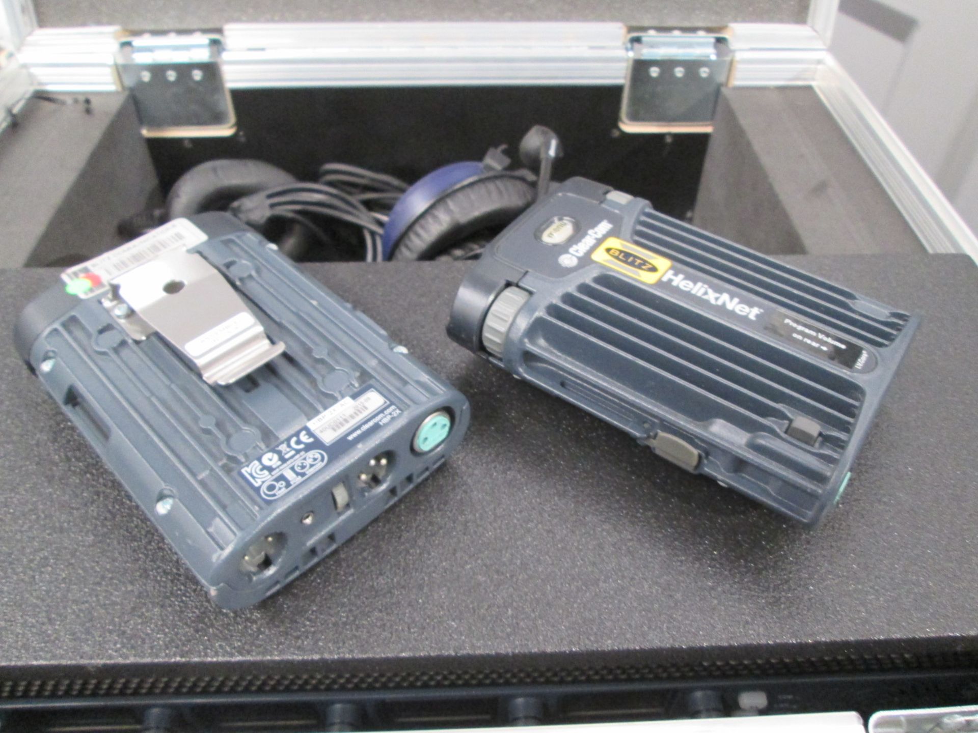 Clear-Com HelixNet Radio System, To include HRM-4X base station, 2 x HBP-2X belt packs, 2 x - Image 4 of 7