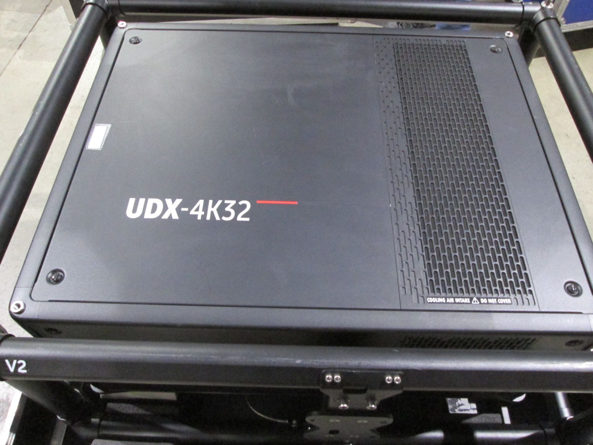 Barco BME UDX 4K32 FRM+FC Laser Projector. S/N R9008600-FC2590127930. In flight case with hanging br - Image 2 of 11