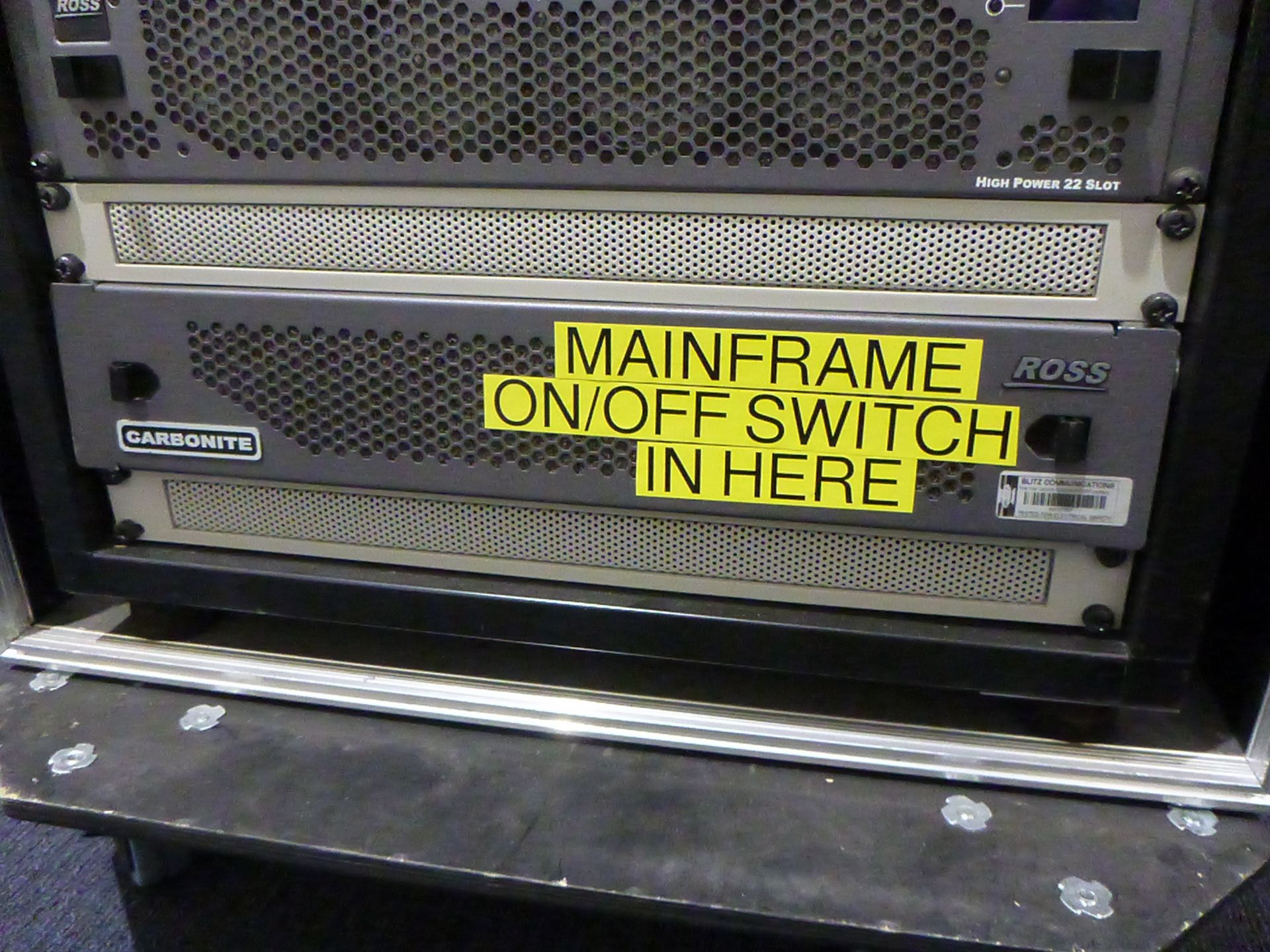 Portable Production Unit (PPU) To include Ross Carbonite Black 2 control desk, Ross SRG-4400 sync - Image 14 of 33