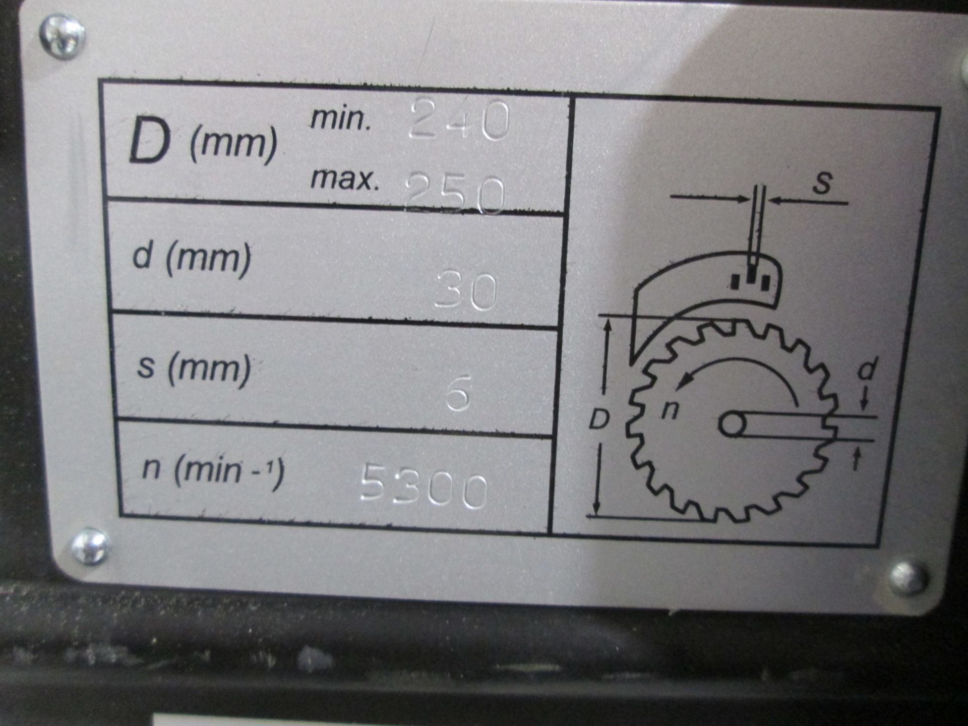 Format 4 Kappa V60 Vertical Panel Saw, Working size 4200 mm x 2200 mm x 60 mm deep, Horizontal cut - Image 5 of 16