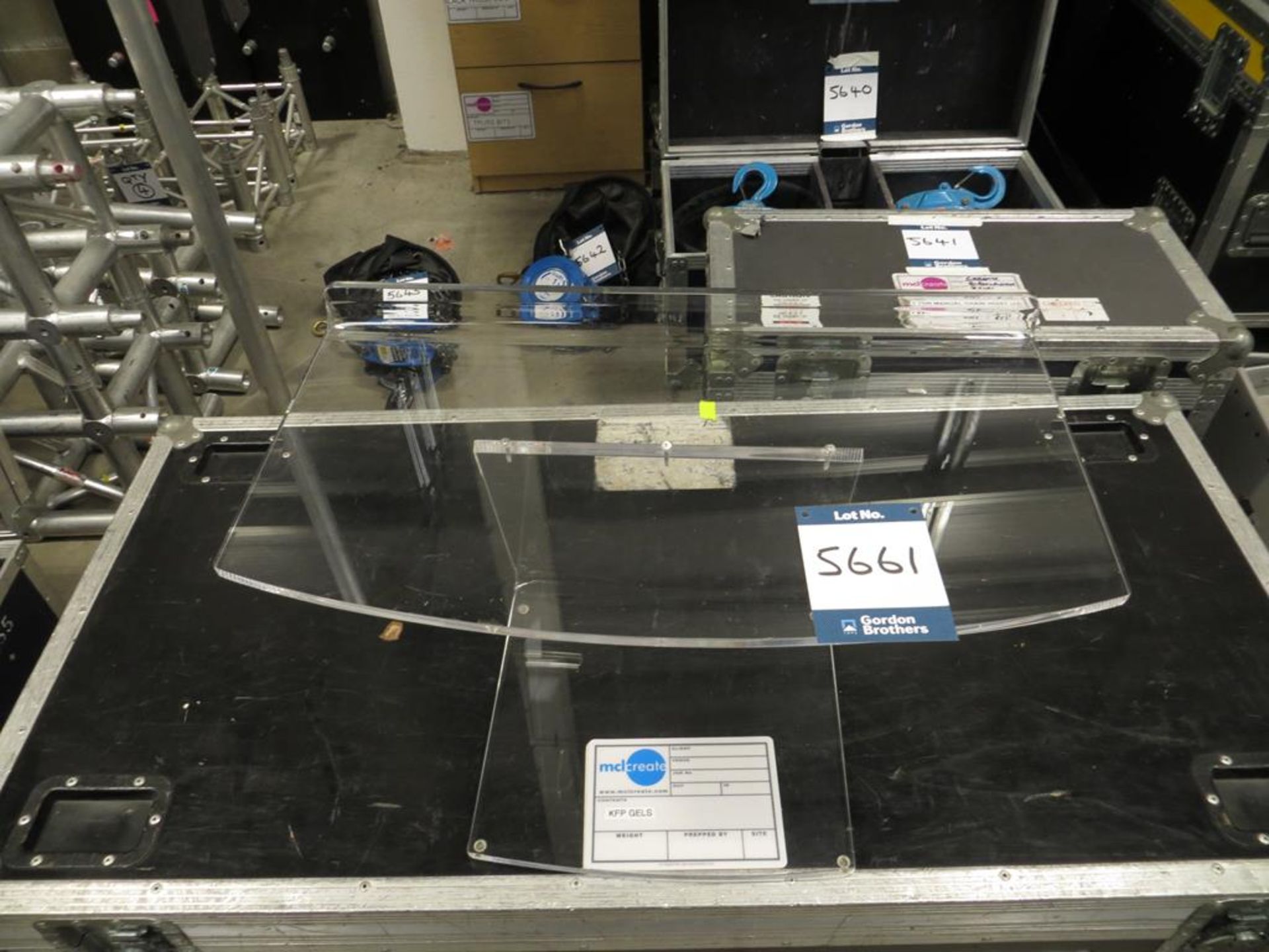 Acrylic "Awards" plinth, two tier with acrylic lec - Image 2 of 3