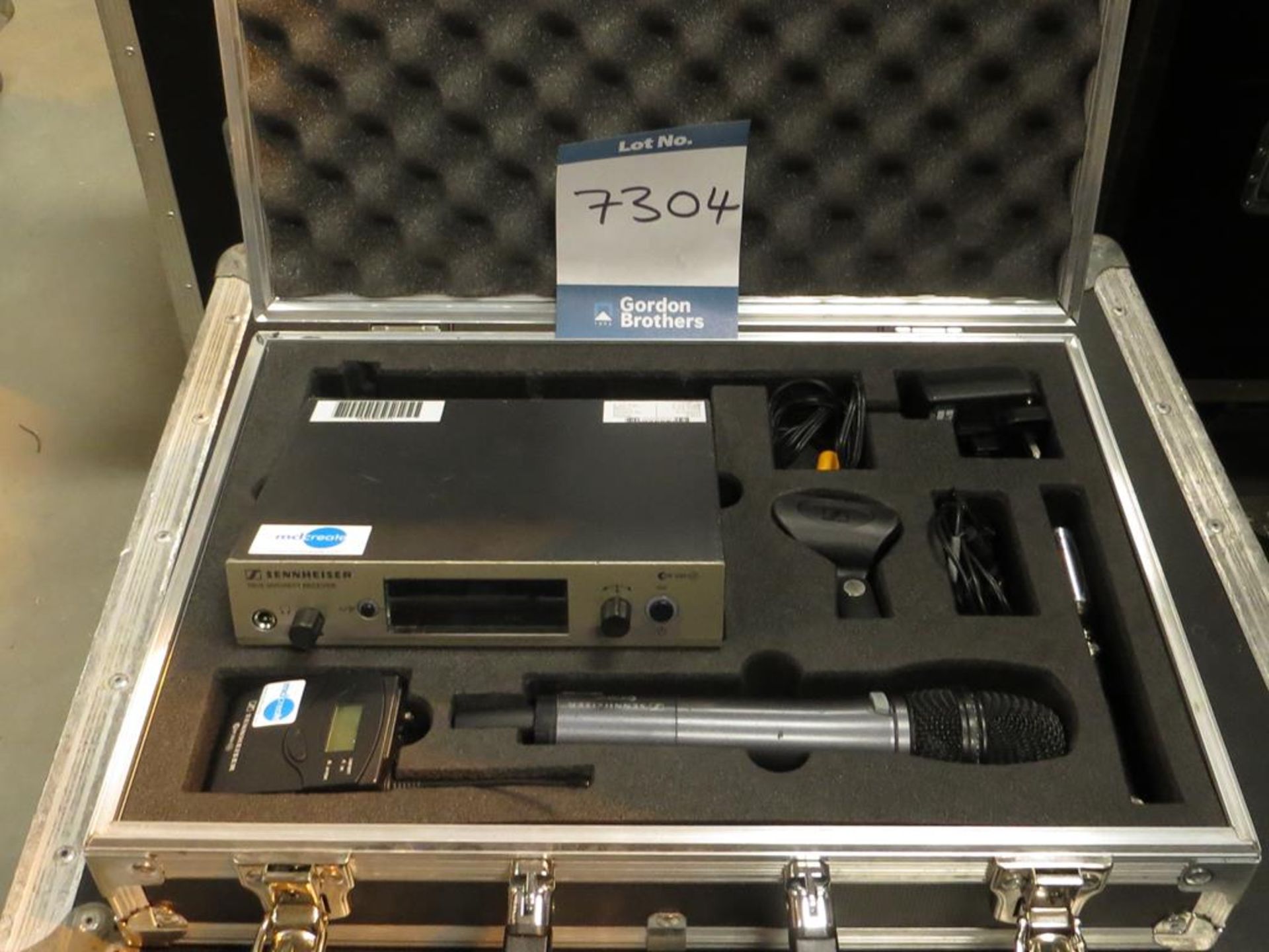 Sennheiser radio microphone kit comprising EM300 G3 receiver, EW300 G3 radio microphone, SK300