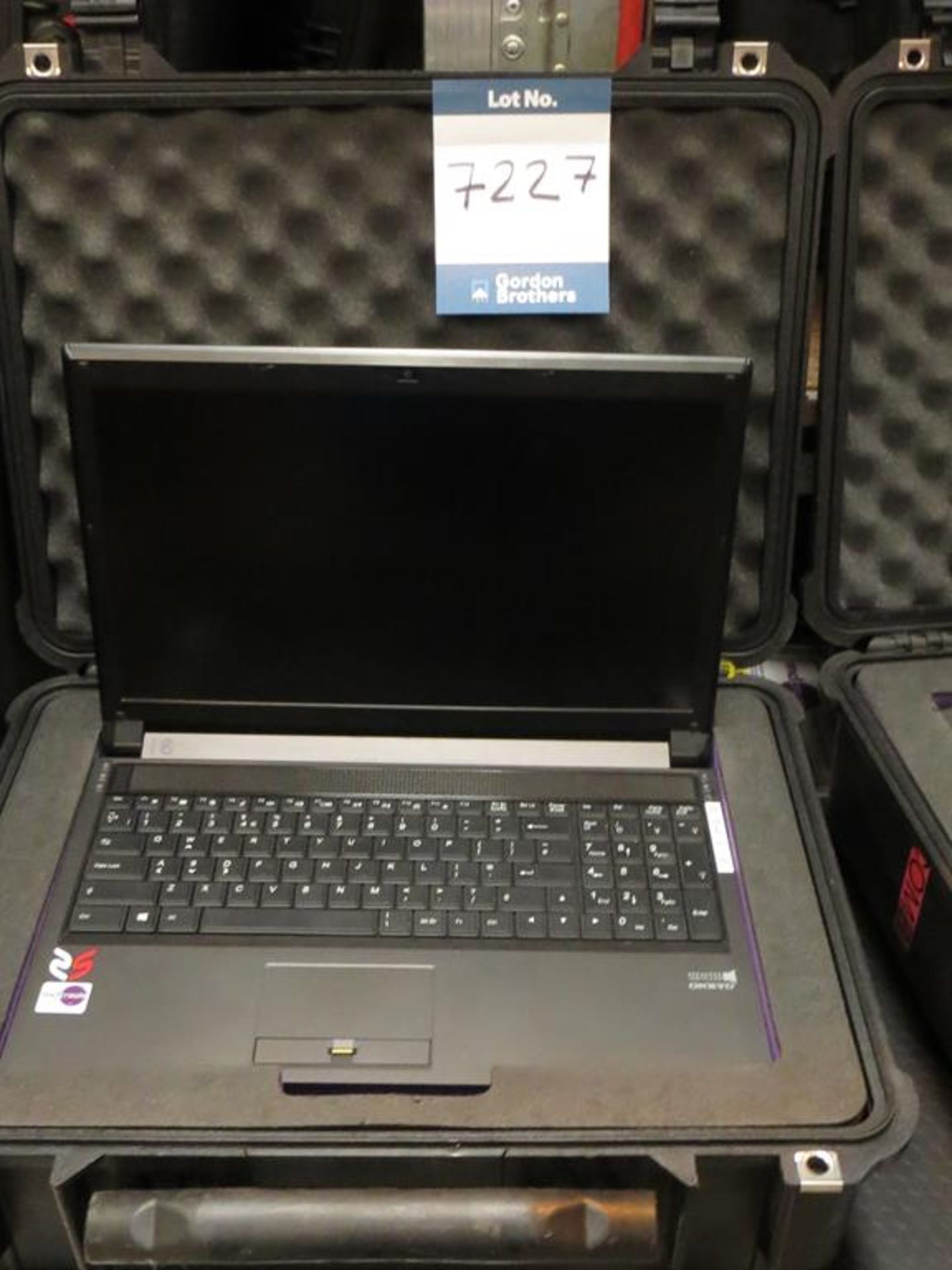 Workstation Specialists, Model P150SM laptop, 15" i7, 2.5GHz, 16gb RAM, 180 GB HD in transit case: - Image 2 of 3