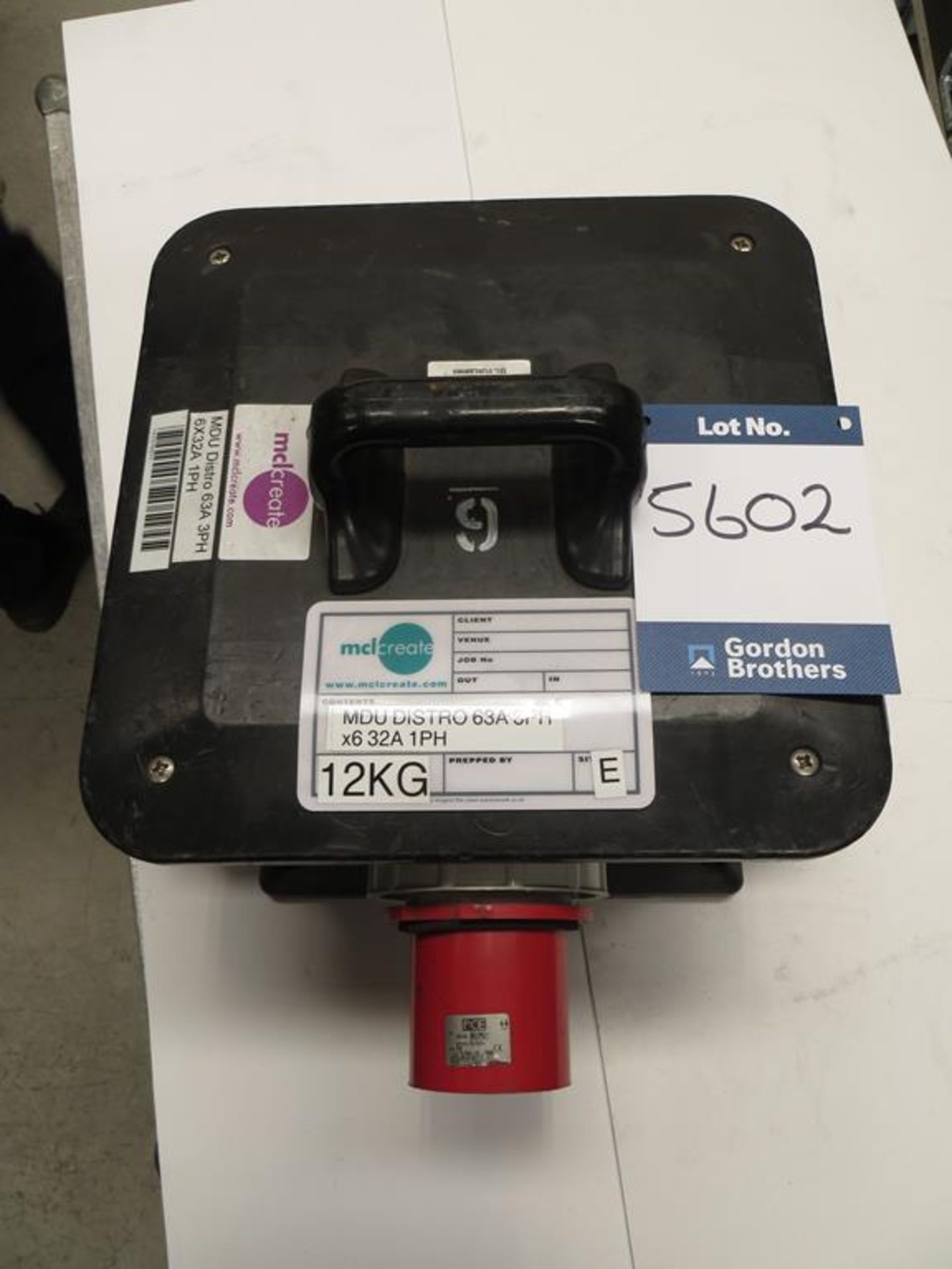 Rubber Box, 32 amp, three phase mains distribution - Bild 5 aus 5