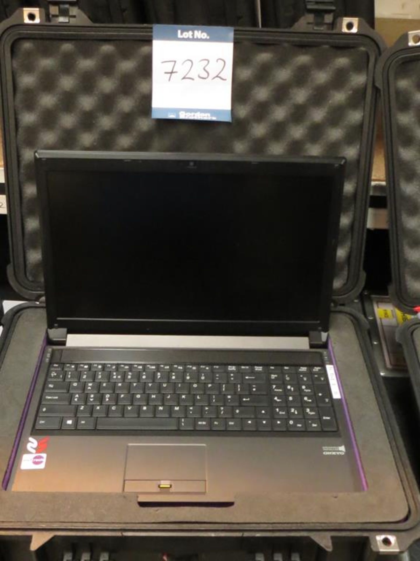 Workstation Specialists, Model P150SM laptop, 15" i7, 2.5GHz, 16gb RAM, 180 GB HD in transit case: - Image 2 of 3