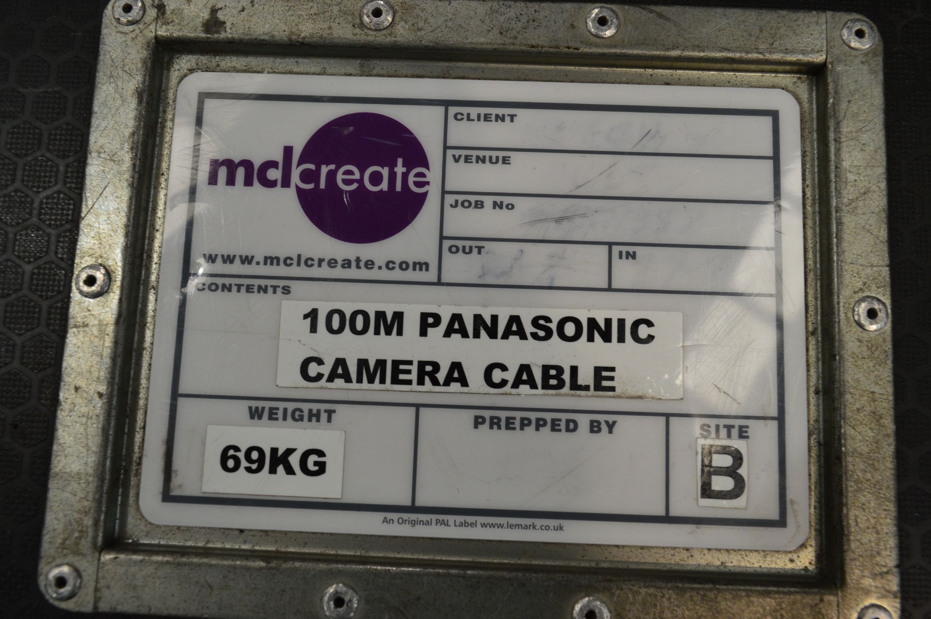 Panasonic, 100m camera control cable in flight cas - Image 3 of 4