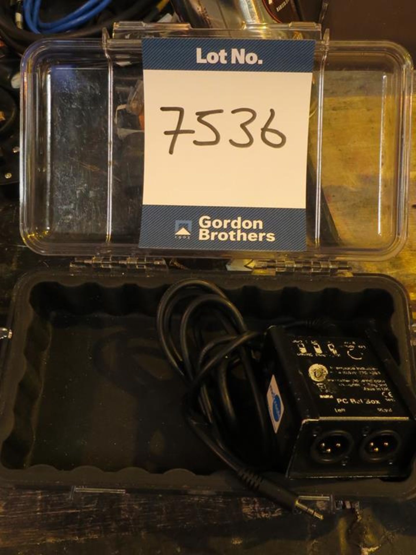 Hive, PC audio balancing box, 3.5mm jack with Peli case: Unit C Moorside, 40 Dava Street, Glasgow