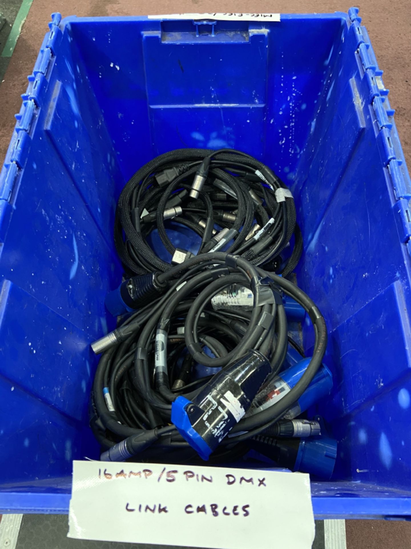 Quantity of 16 amp / 5 pin DMX link cables: Unit 500, Eckersall Road, Birmingham B38 8SE