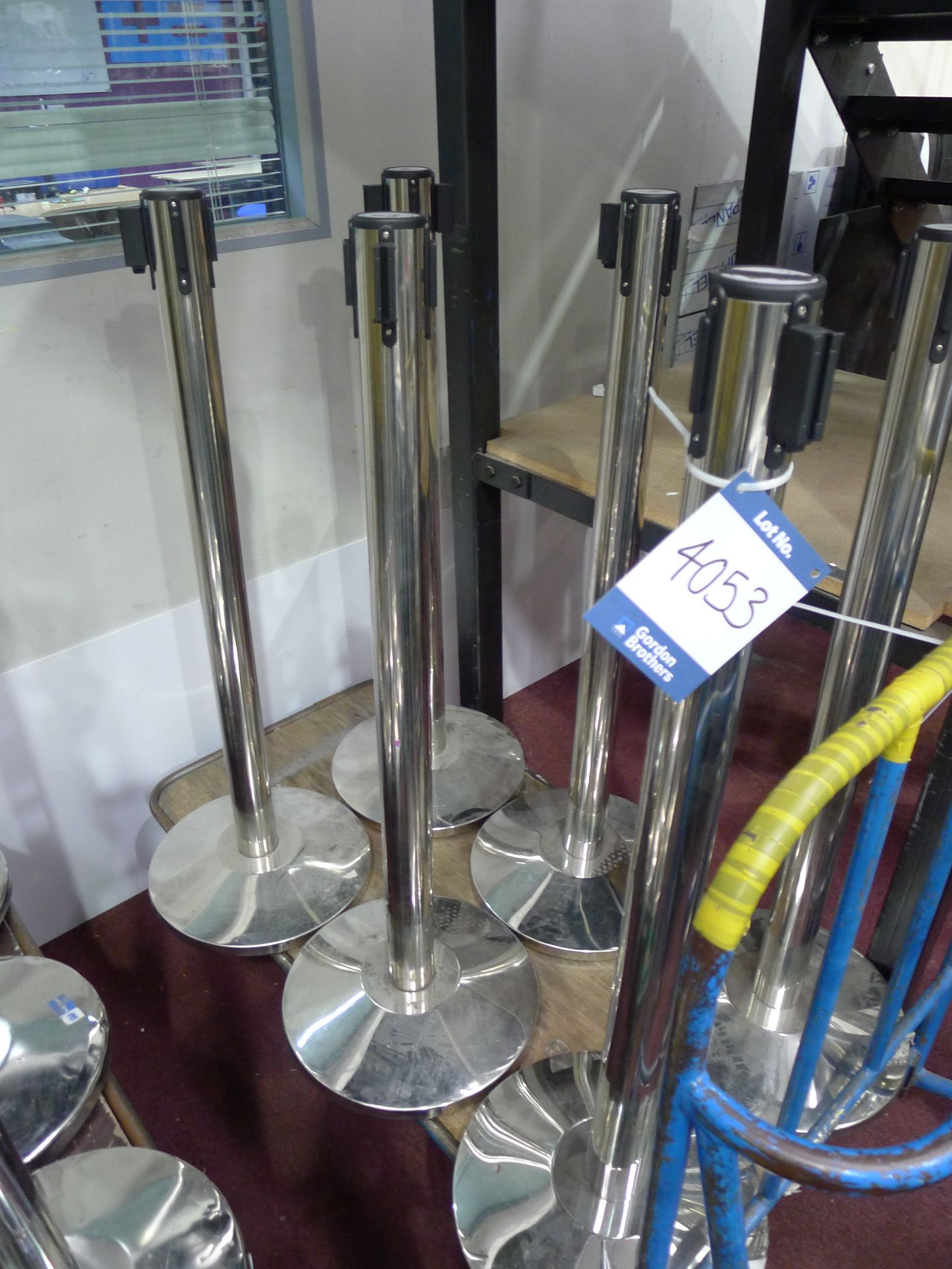 6 Chrome Barrier Posts: Unit 500, Eckersall Road,