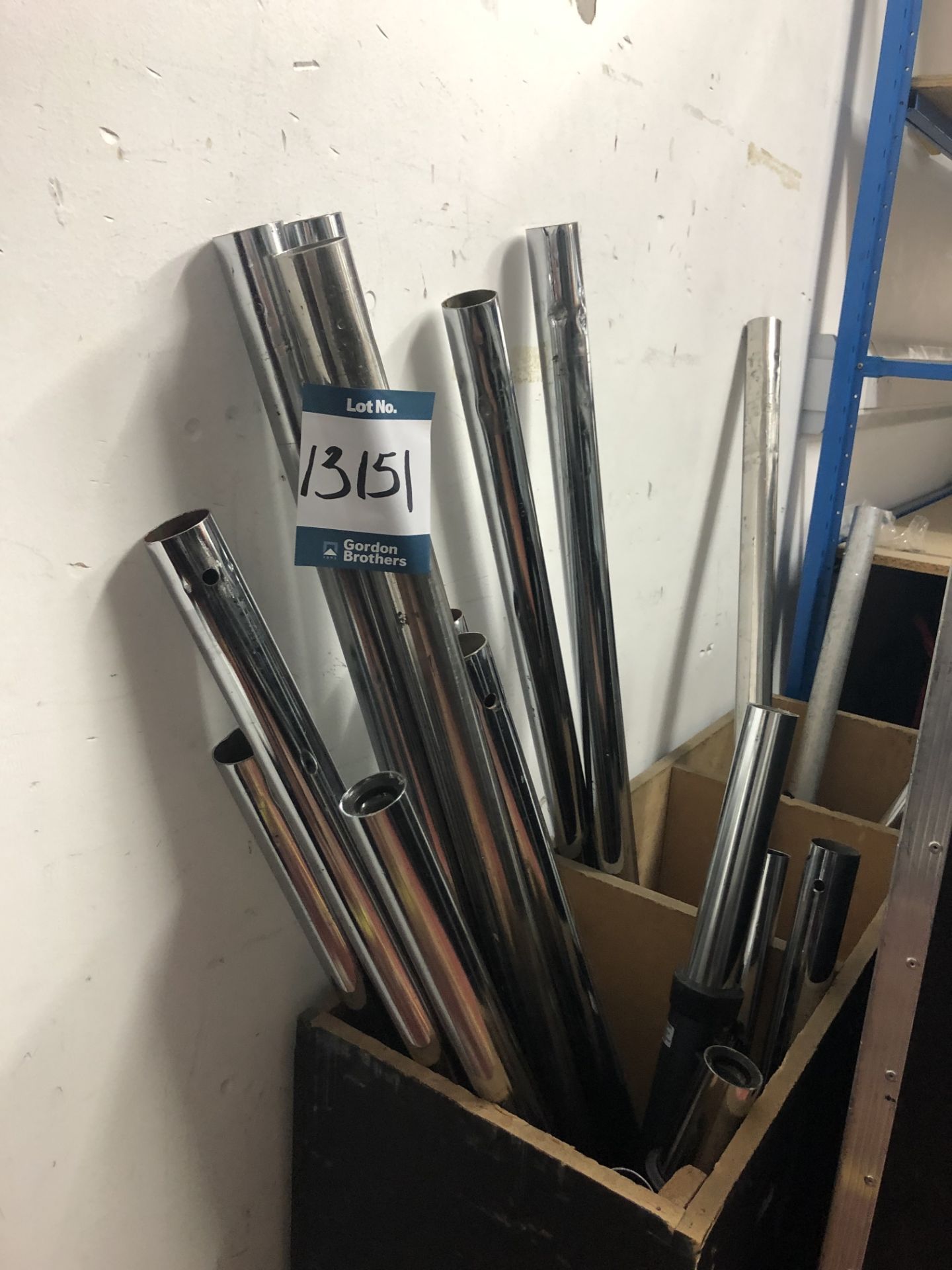 Approx. 20x No. chrome plated scaffold tubes, vari