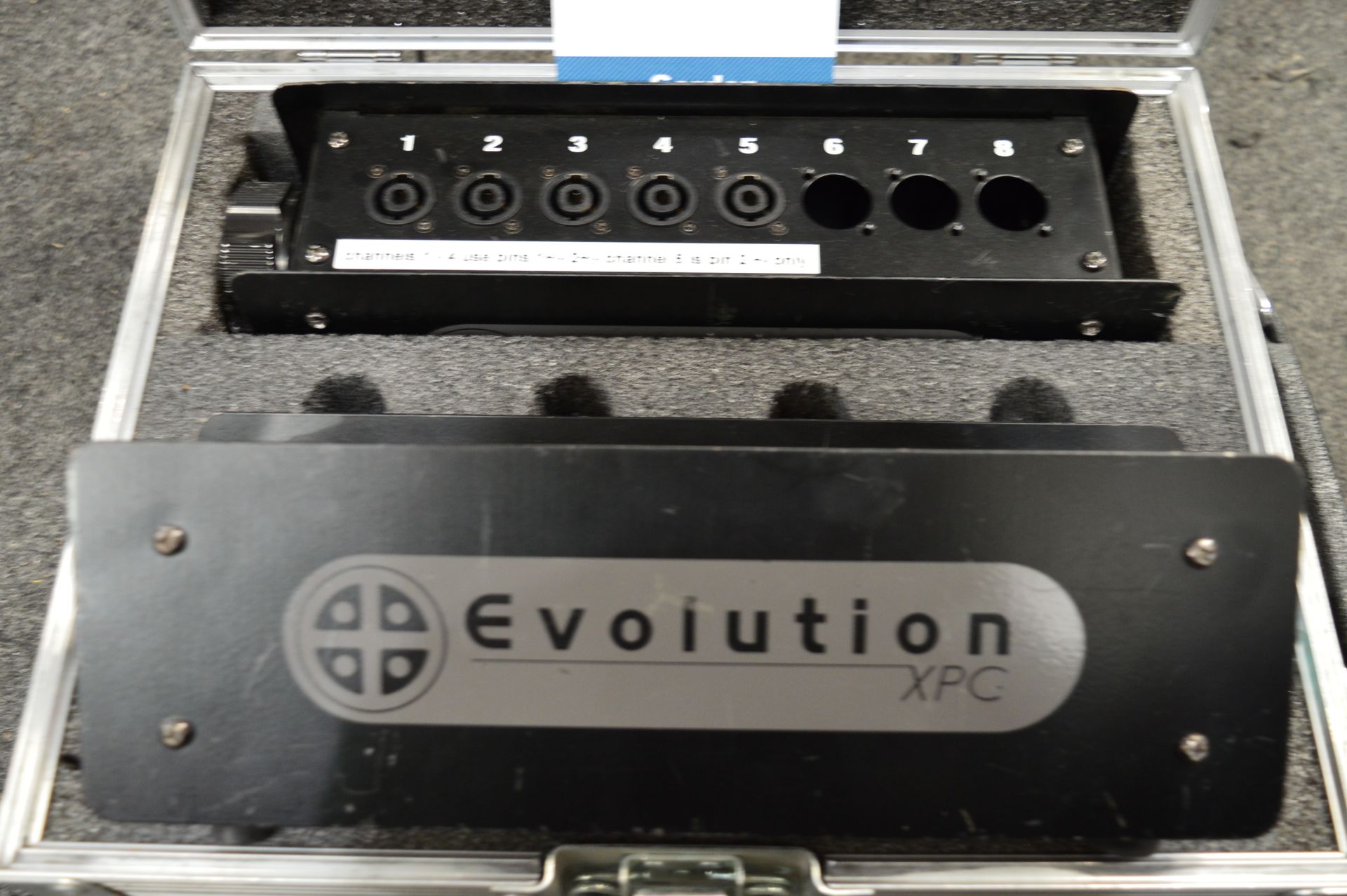 2x No. Evolution, XPC five channel Speakon stage boxes in flight case: Unit 500, Eckersall Road, - Image 2 of 4
