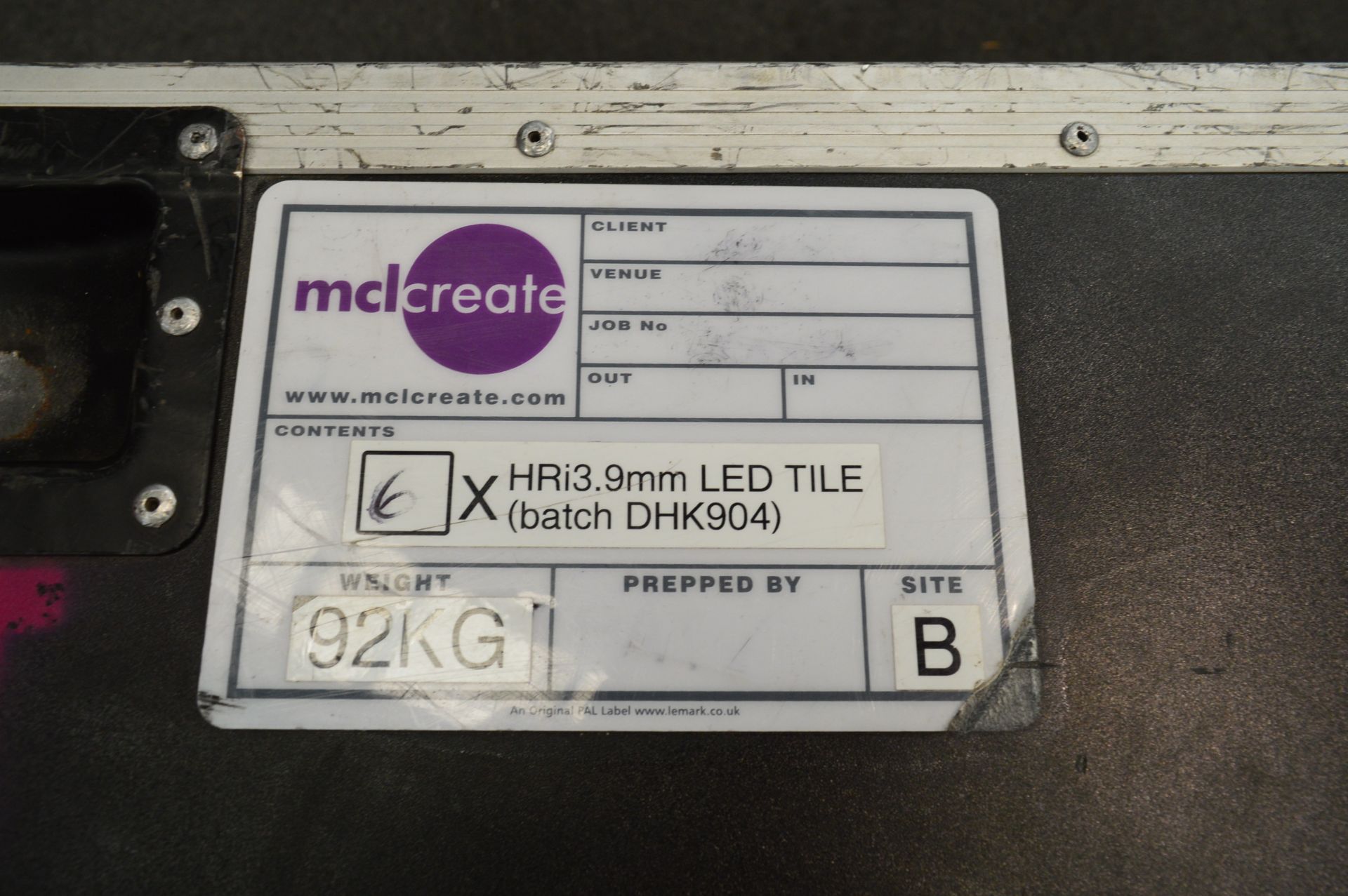 6x No. DigiLED 3.9mm LED panels, Model HRi3900, si - Image 4 of 5