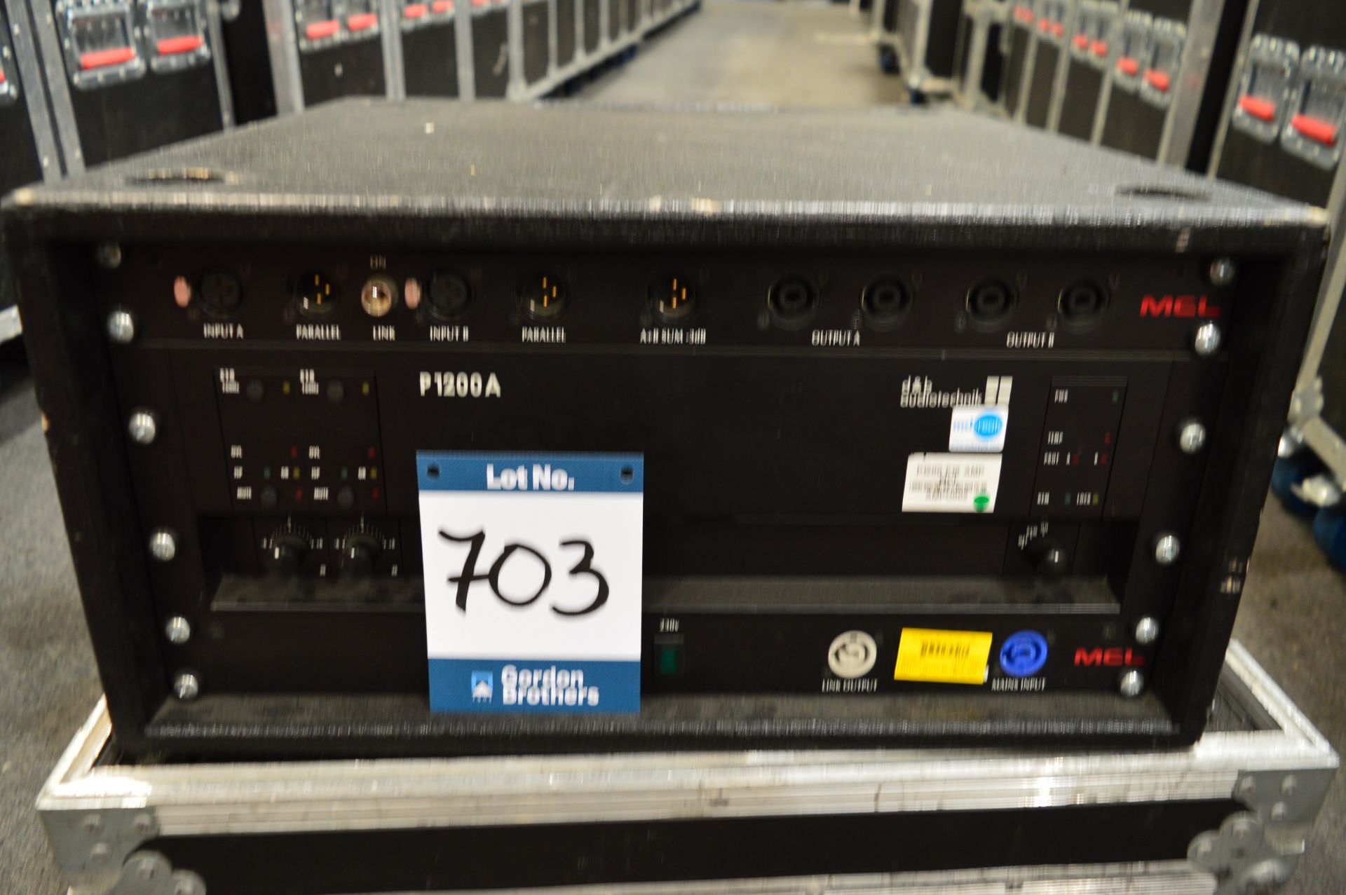 D&B Audiotechnik, P1200 A mainframe two channel po