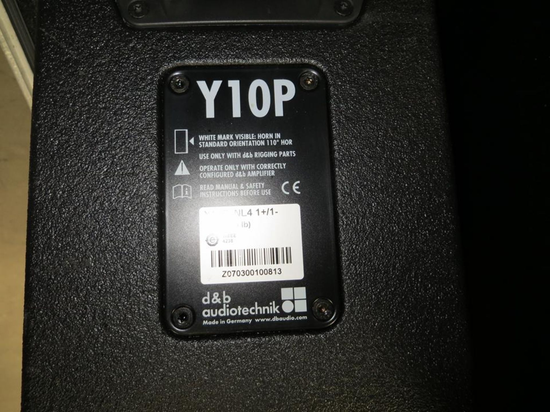 1x No. pair D&B Audio Technik, Y10P with hanging b - Image 4 of 5