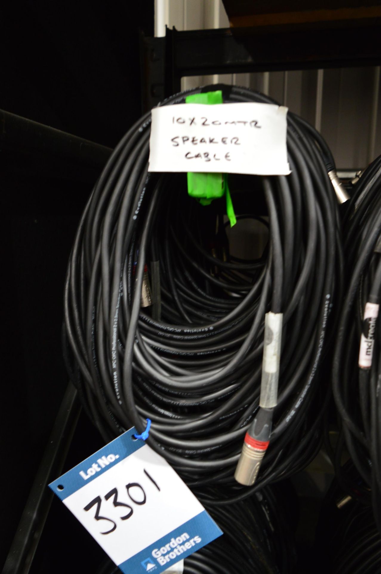 10x 20m speaker cables: Unit 500, Eckersall Road, Birmingham B38 8SE