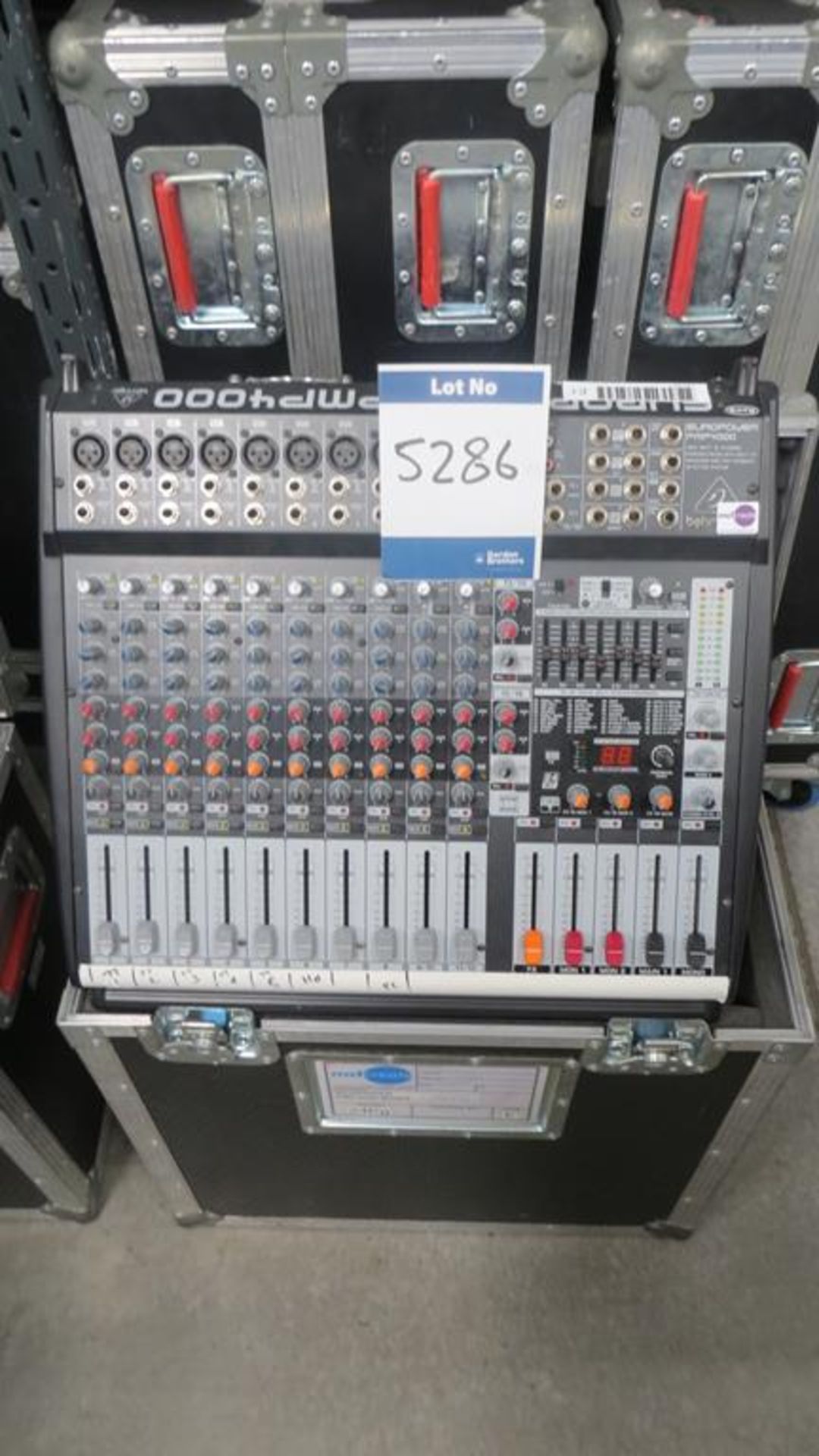 Behringer, PMP4000 powered mixer in transit case: