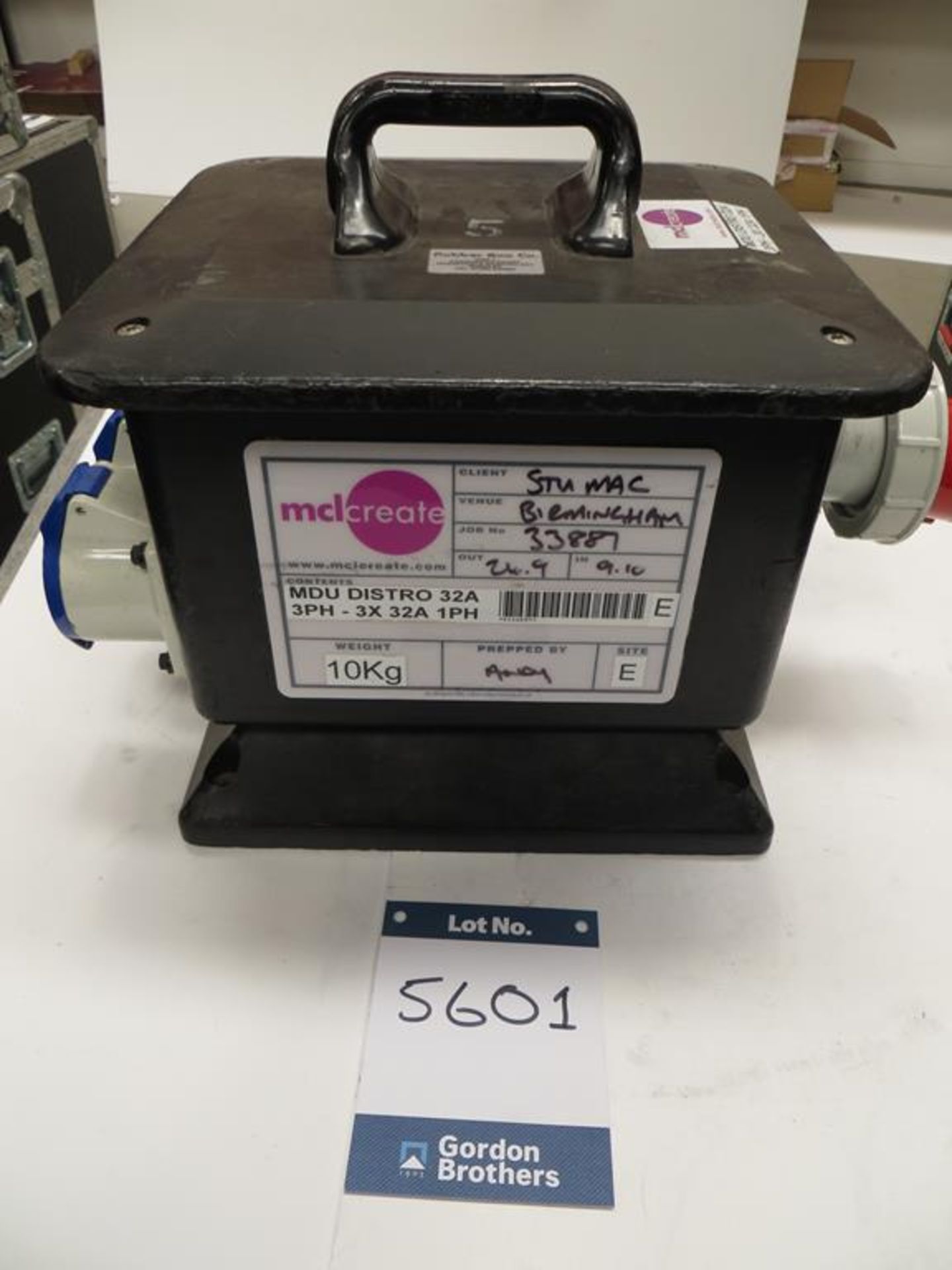 Rubber Box, 32 amp, three phase mains distribution - Bild 2 aus 5