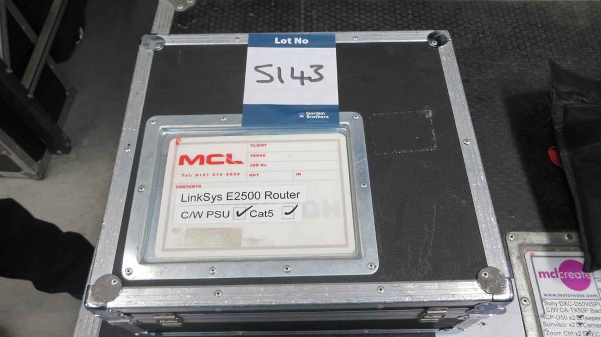 Cisco, E2500 router in transit case: MCL Create Li - Image 2 of 2