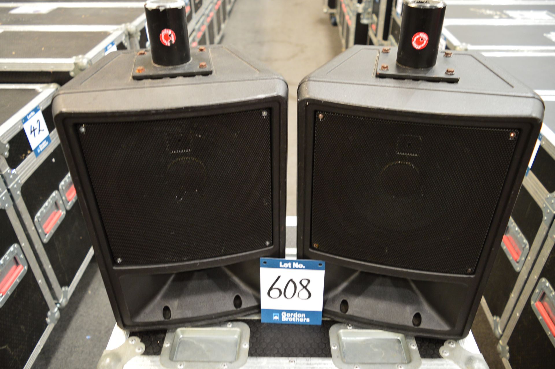 2x Electro-Voice, SX80 2-way loudspeaker with woof