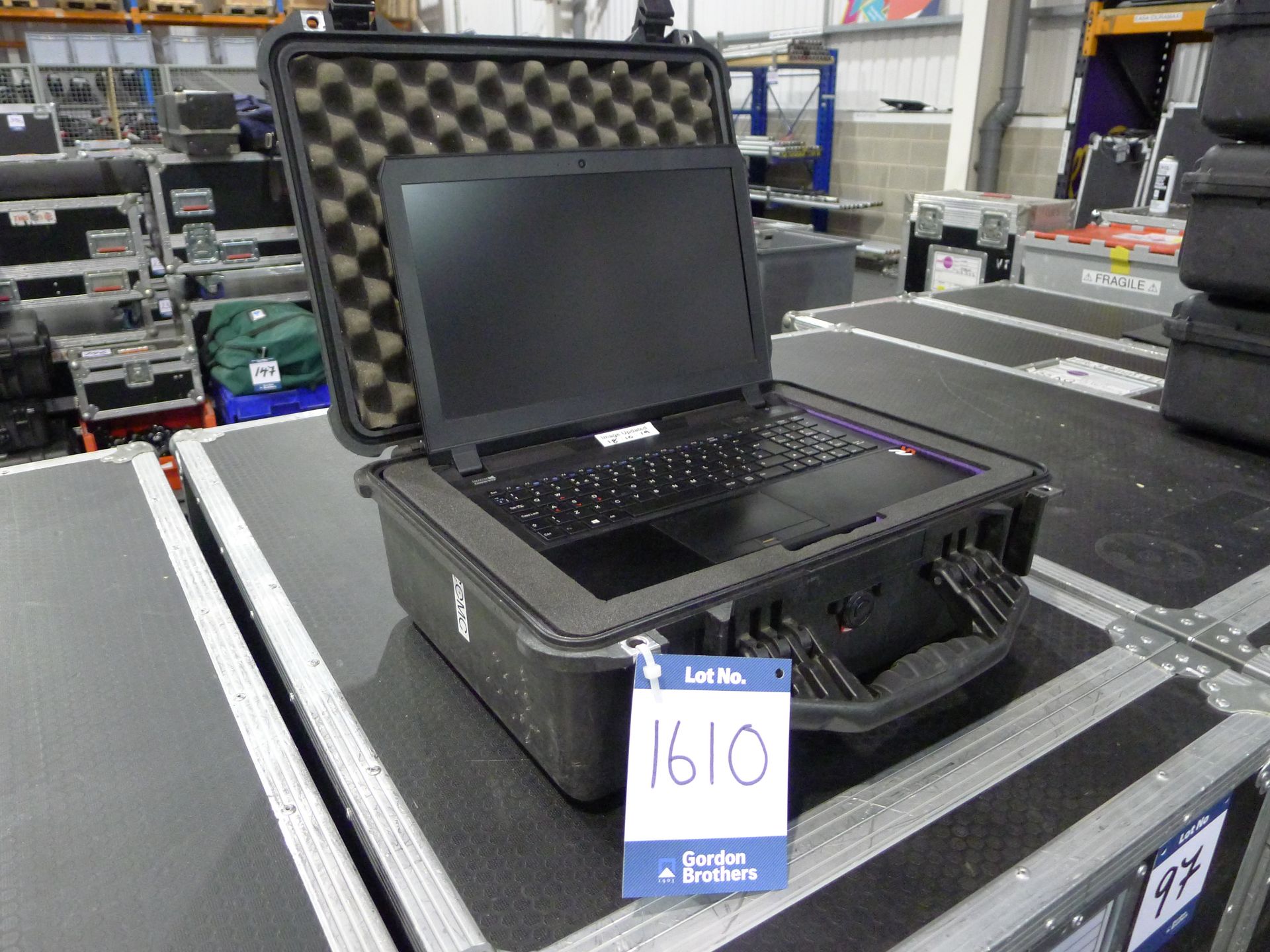 Clevo PR650RE Gaming Laptop Computer with Peli 152