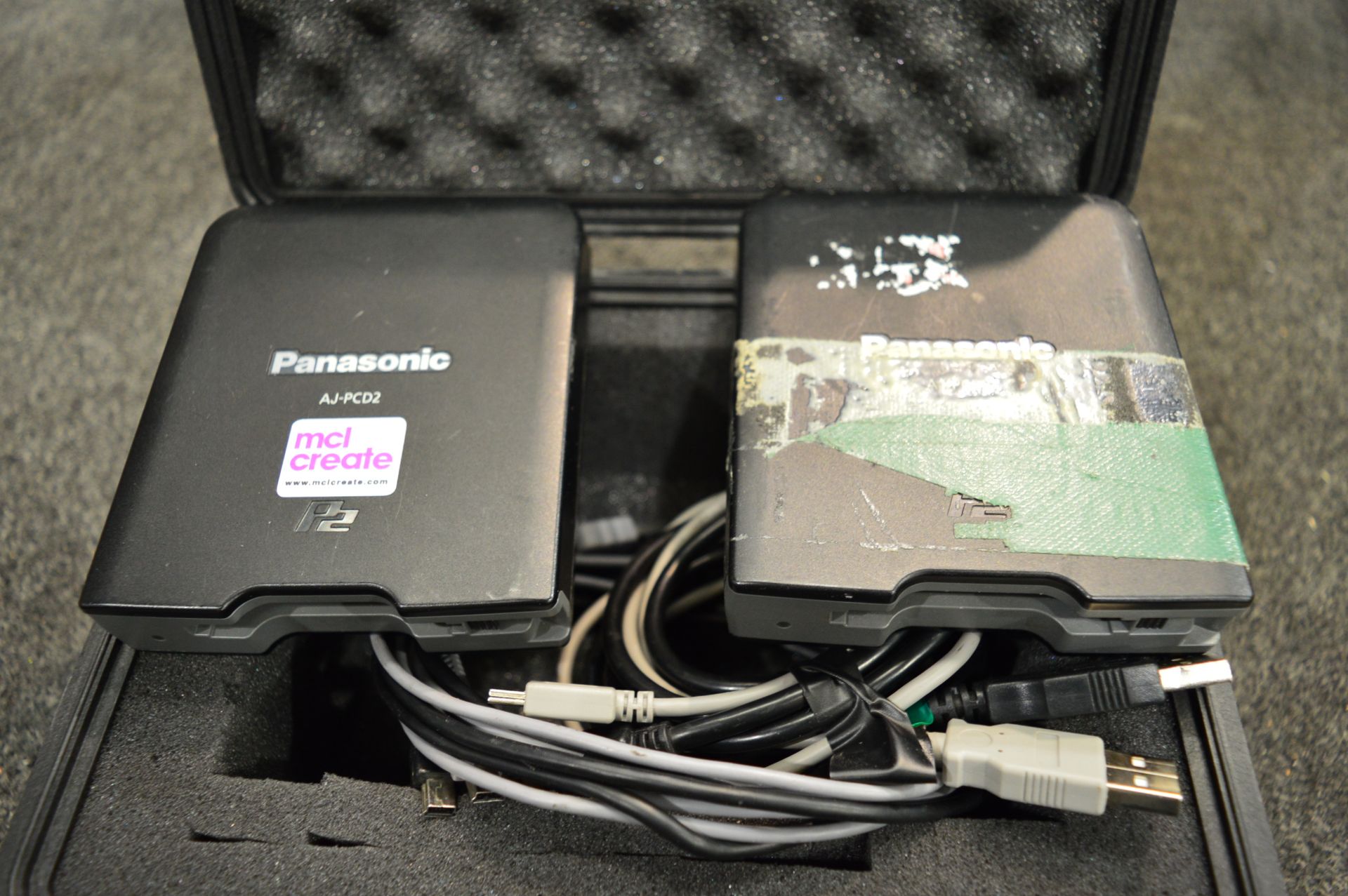2x No. Panasonic, AJ-PCD2G P2 card readers, DOM 20