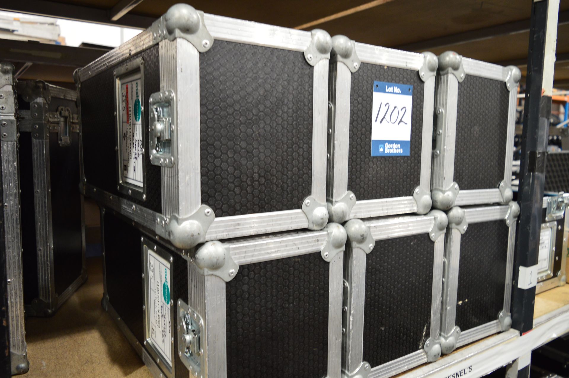 6x No. flight cases each containing: 4x No. 16 amp - Image 4 of 4
