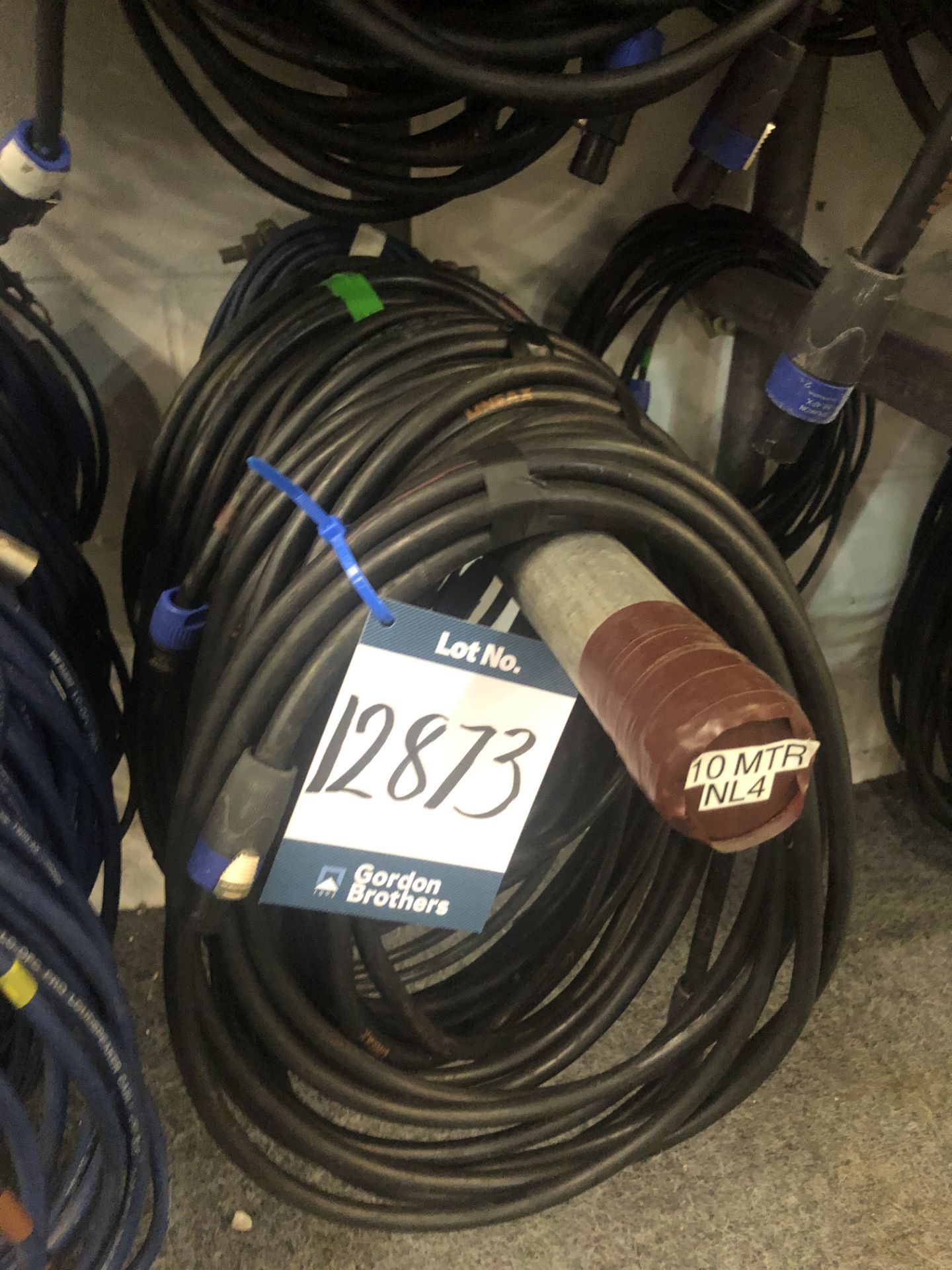 7x No. 10m NL4 cables