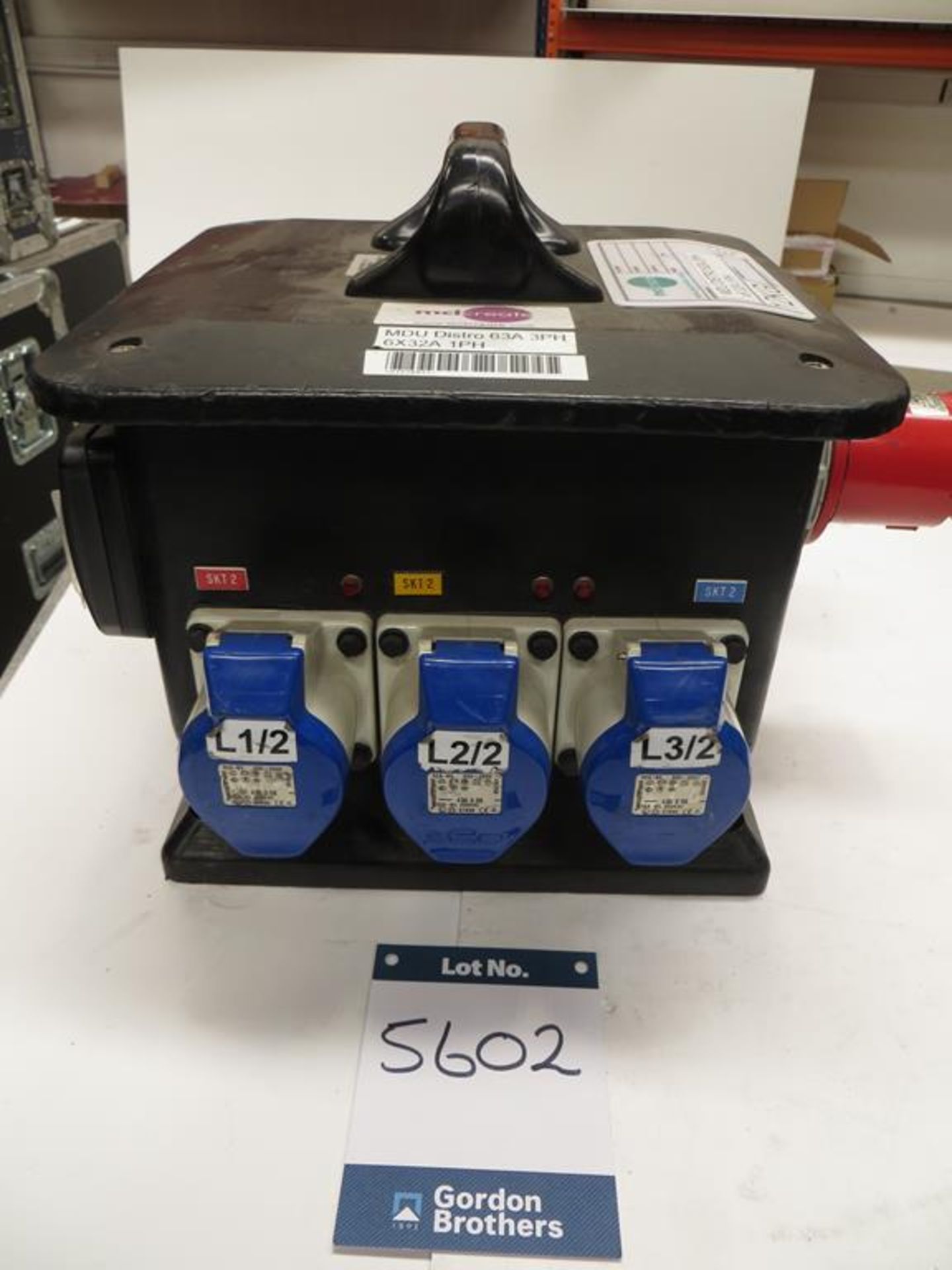 Rubber Box, 32 amp, three phase mains distribution - Bild 4 aus 5