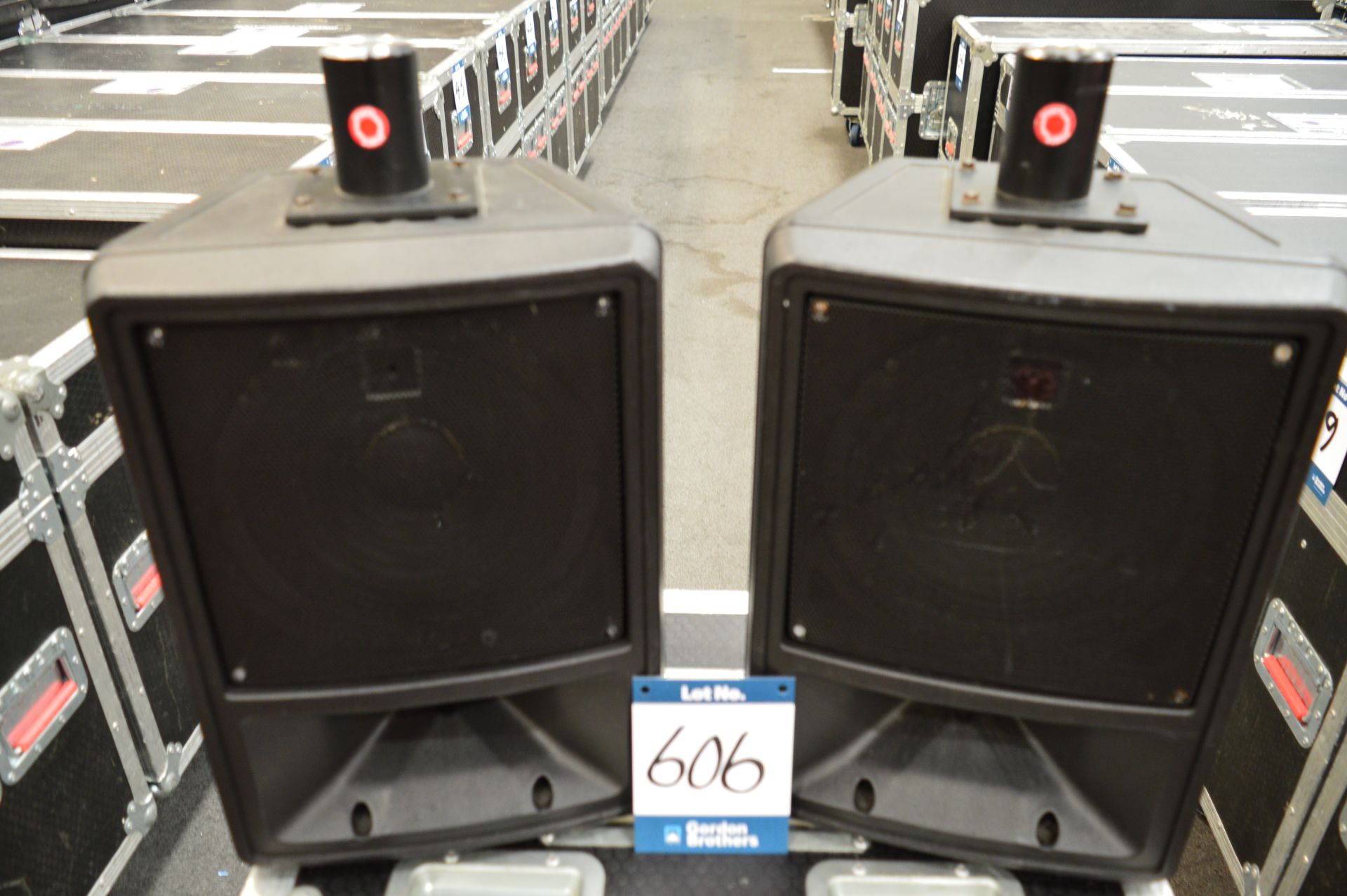 2x Electro-Voice, SX80 2-way loudspeaker with woof