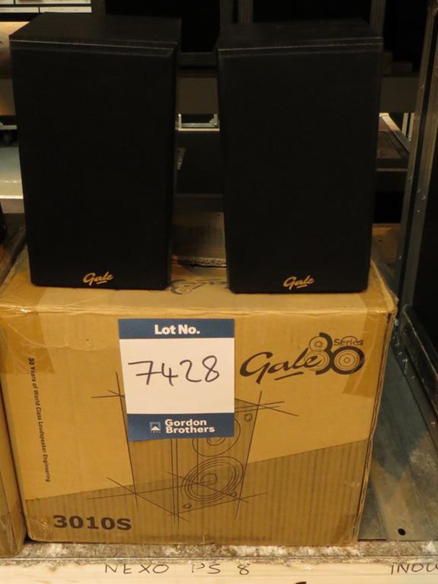 2x No. Gale, 30104 bookshelf speakers: Unit C Moorside, 40 Dava Street, Glasgow G51 2BQ