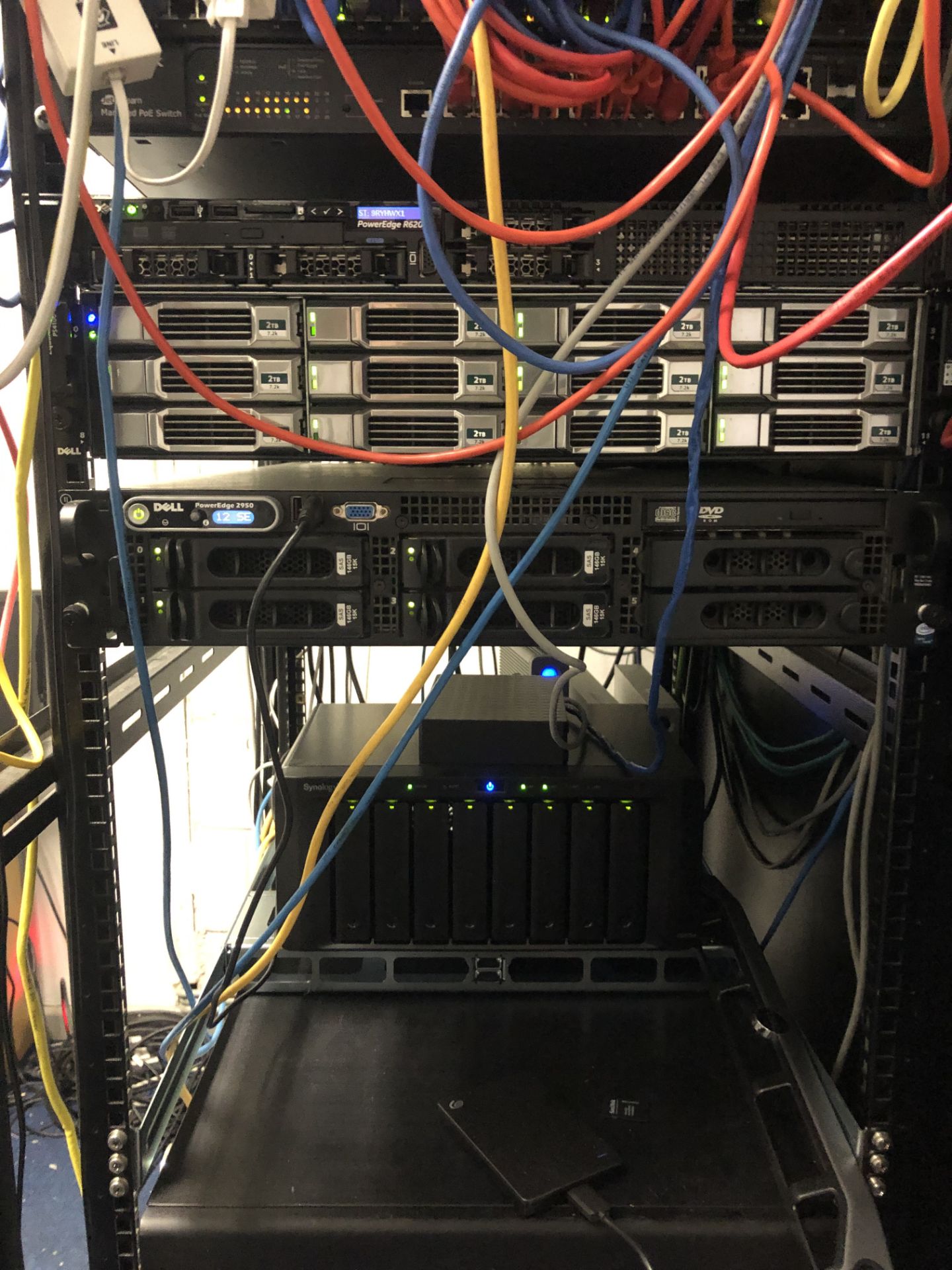 Comms rack and contents, as lotted, to include: Ci - Image 2 of 4