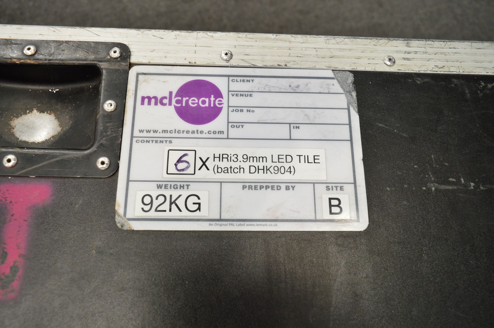 6x No. DigiLED 3.9mm LED panels, Model HRi3900, si - Image 4 of 5