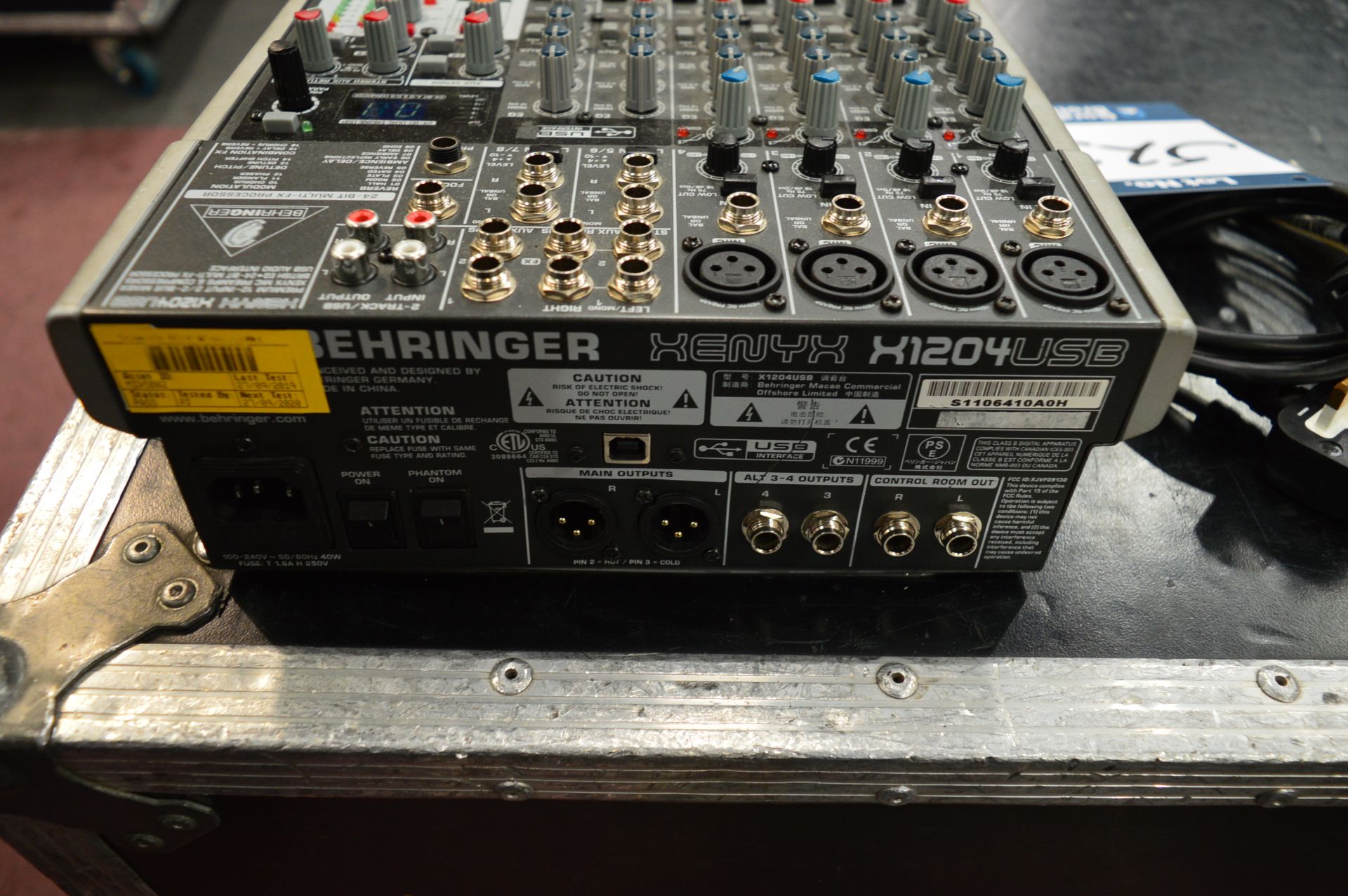 Behringer, Xenyx X1204 USB compact mixer, Serial N - Image 2 of 3