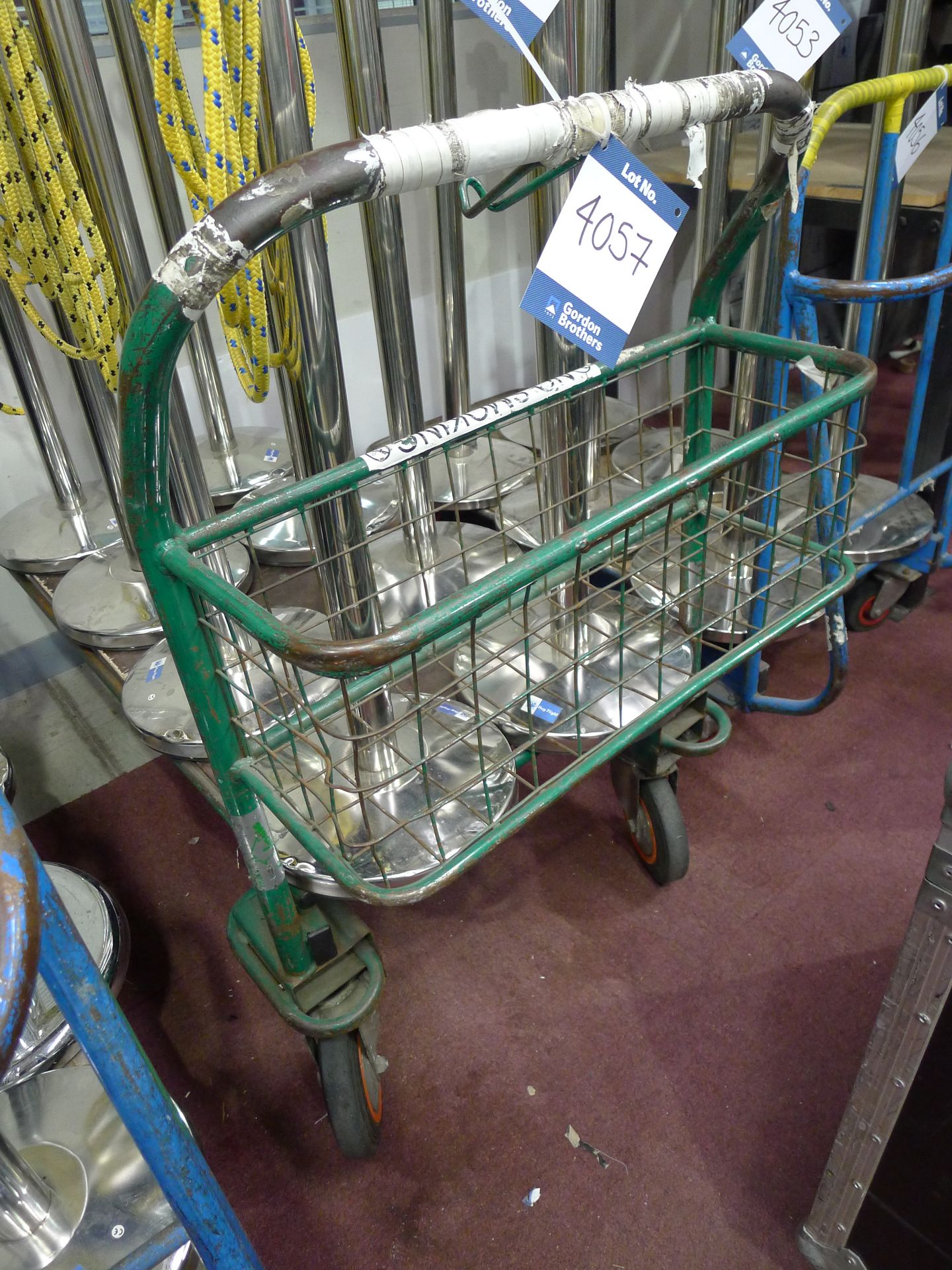 Tubular Steel Platform Trolley (contents not inclu