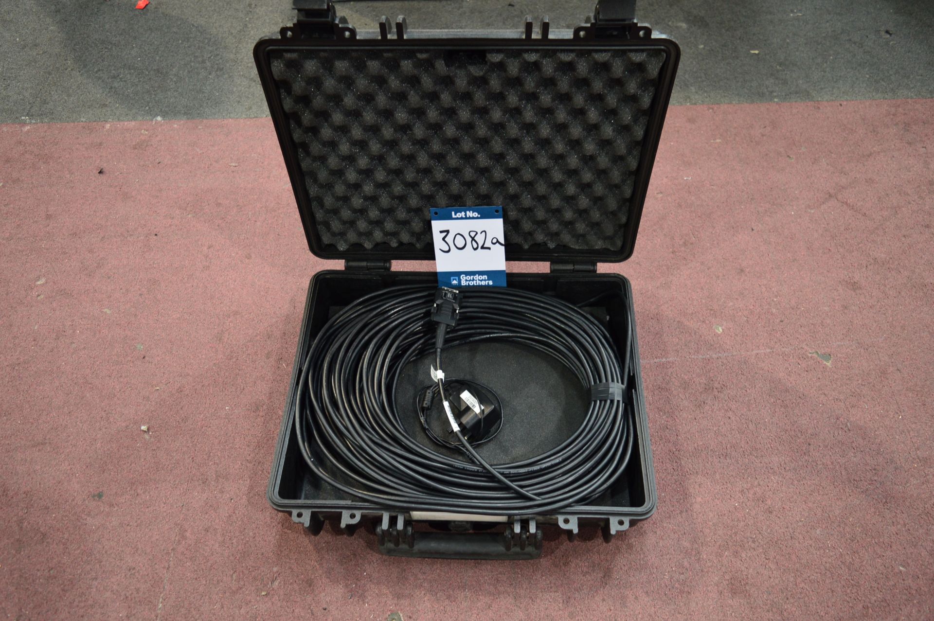 Kramer, optical DVI / HDMI 50m powered extension cable module in flight case: Unit 500, Eckersall