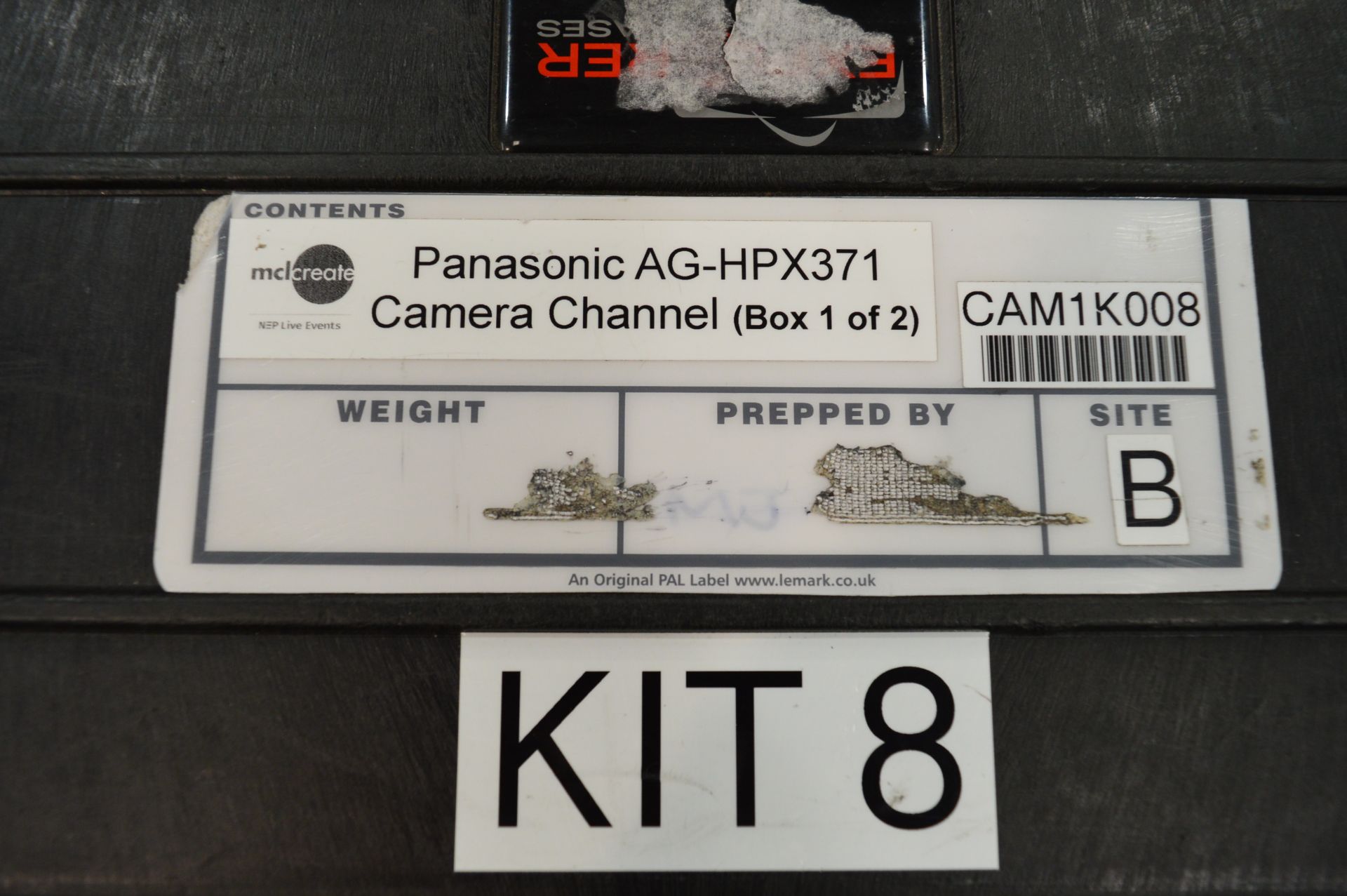 Panasonic, P2 HD broadcast camera, Model AG-HPX371 - Image 6 of 8