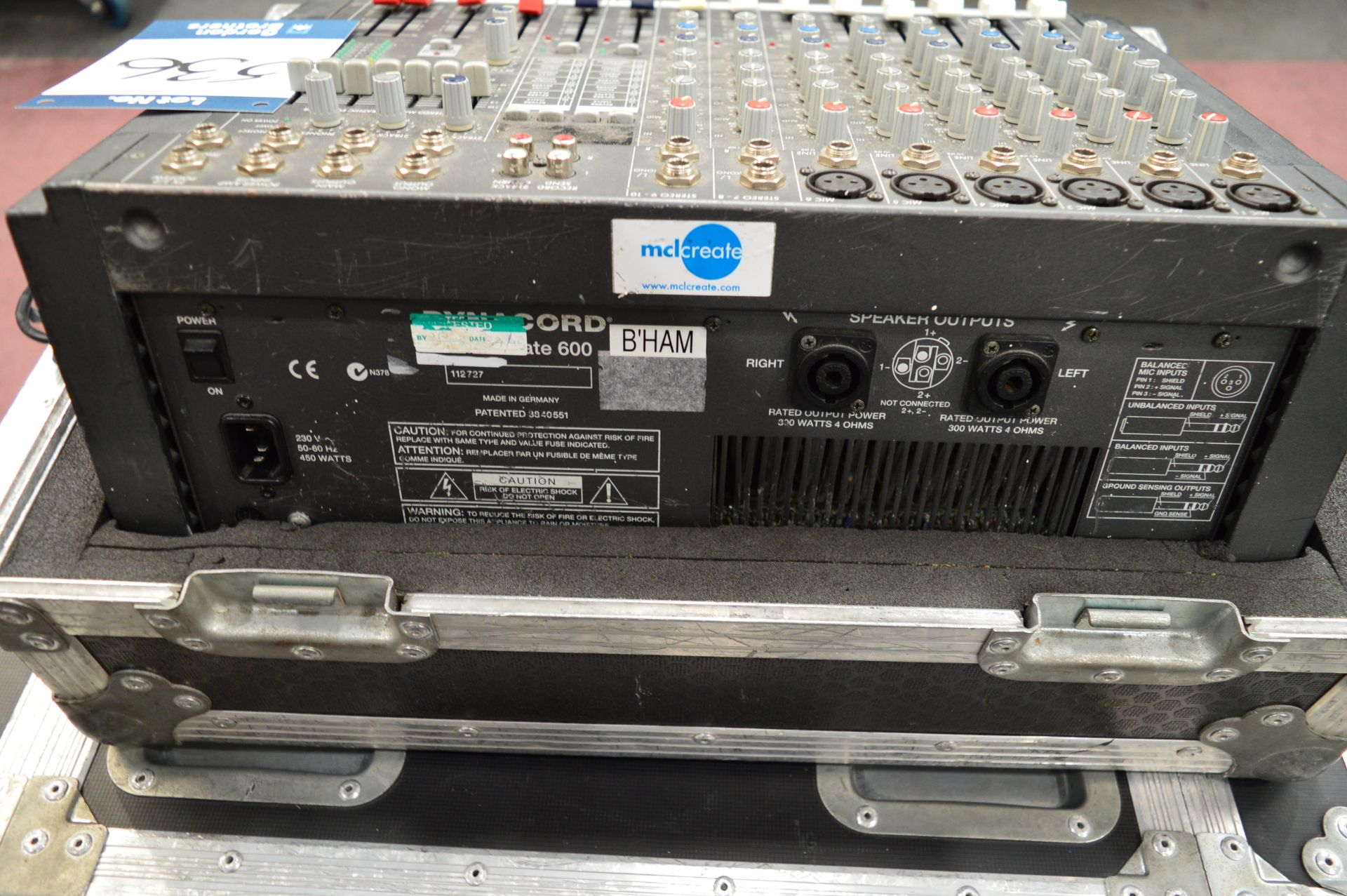 Dynacord, Powermate 600 2x 300w eight channel comp - Image 2 of 3