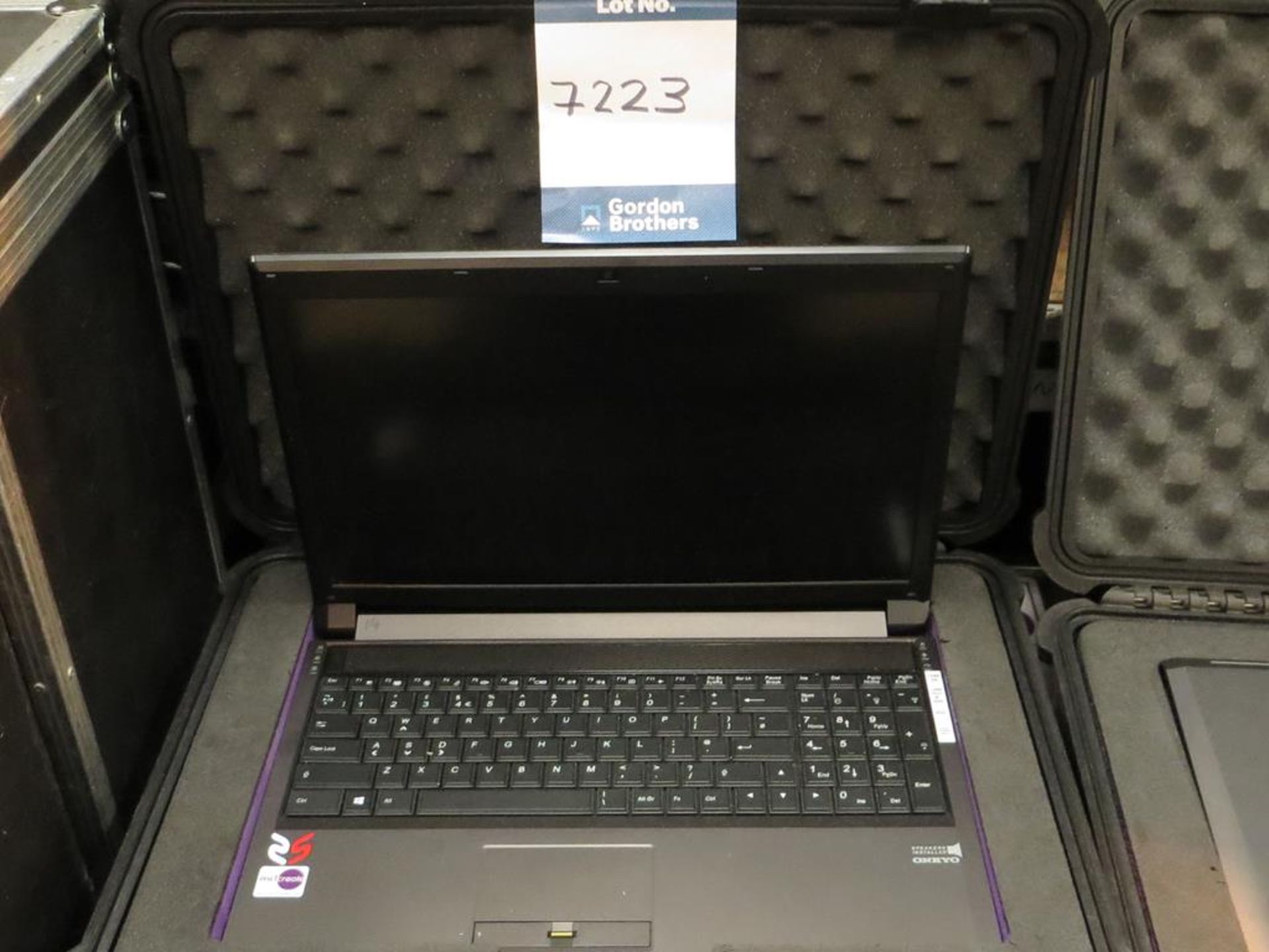 Workstation Specialists, Model P150SM laptop, 15" i7, 2.5GHz, 16gb RAM, 180 GB HD in transit case: - Image 2 of 3