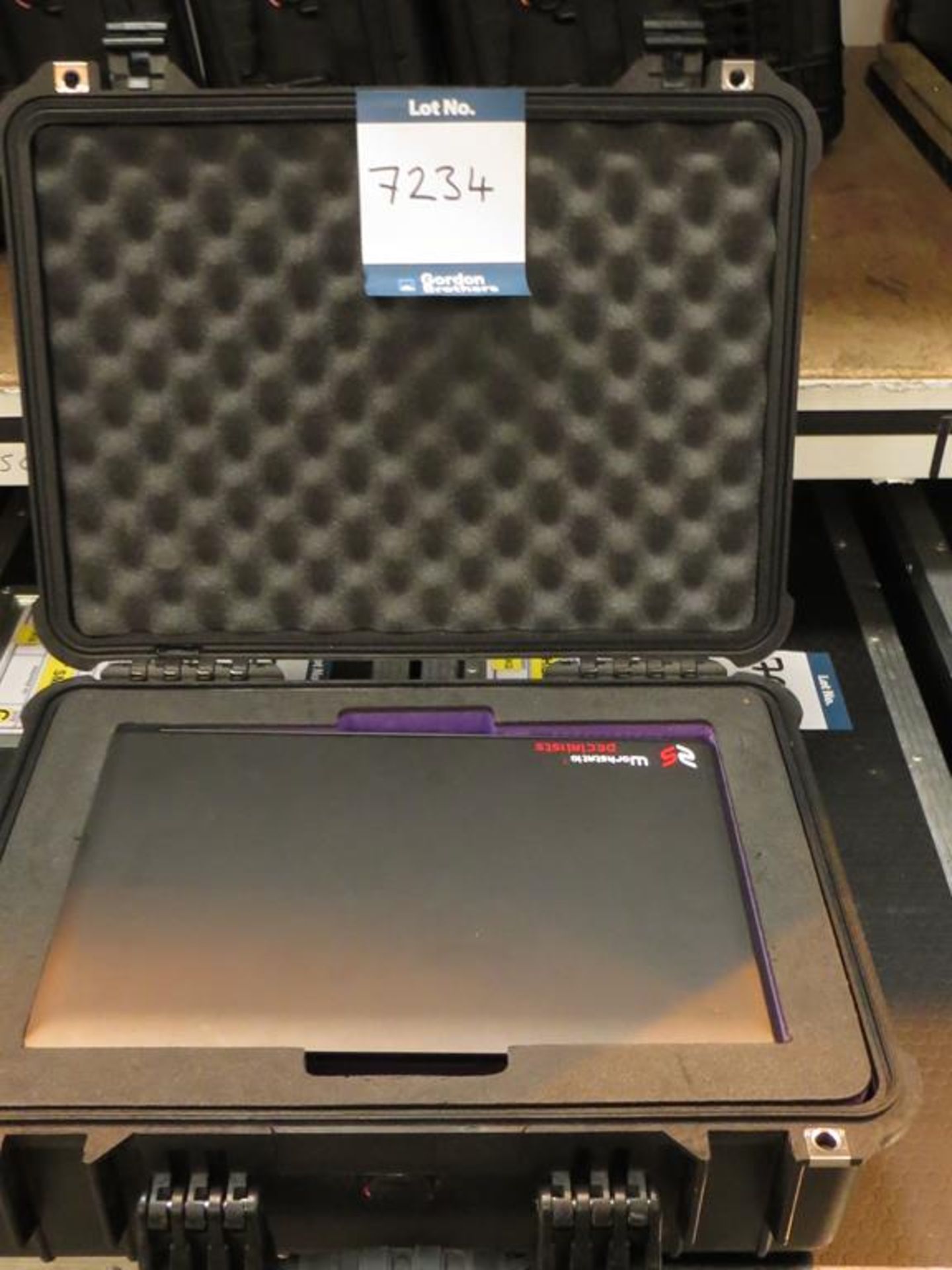 Workstation Specialists, Model P150SM laptop, 15" i7, 2.5GHz, 16gb RAM, 180 GB HD in transit case: