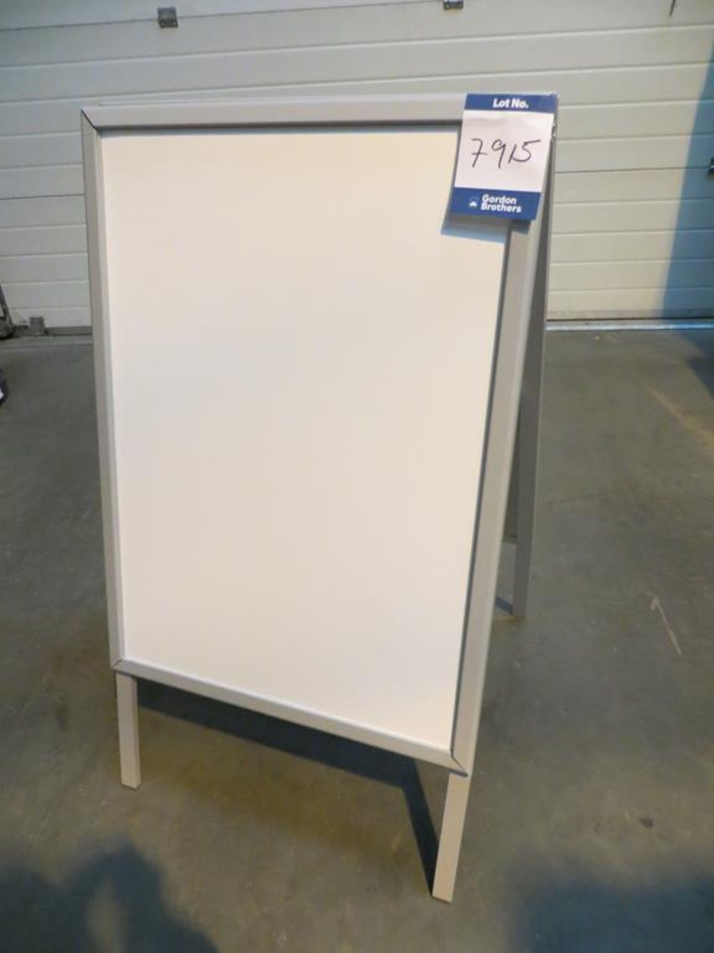 A' frame alloy double sided display frame: Unit C Moorside, 40 Dava Street, Glasgow G51 2BQ