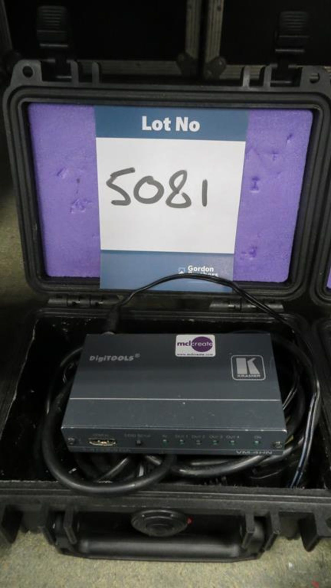 Kramer, 1-4 HDMI distribution amplifier in transit