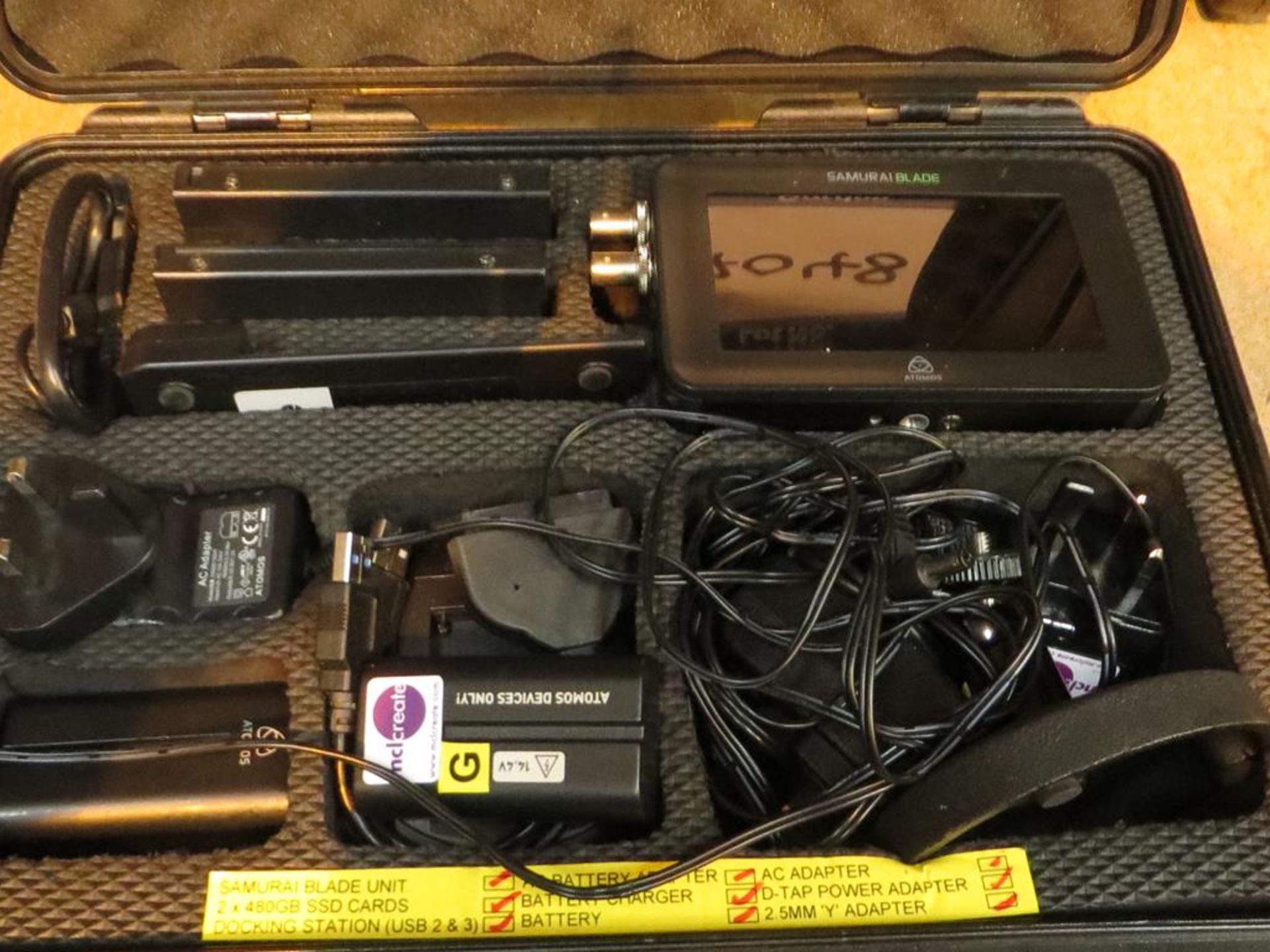 Atamos, Samurai Blade SSD recorder, Serial No. 85RW64SMB51E38 in transit case: Unit C Moorside, 40 - Image 2 of 3