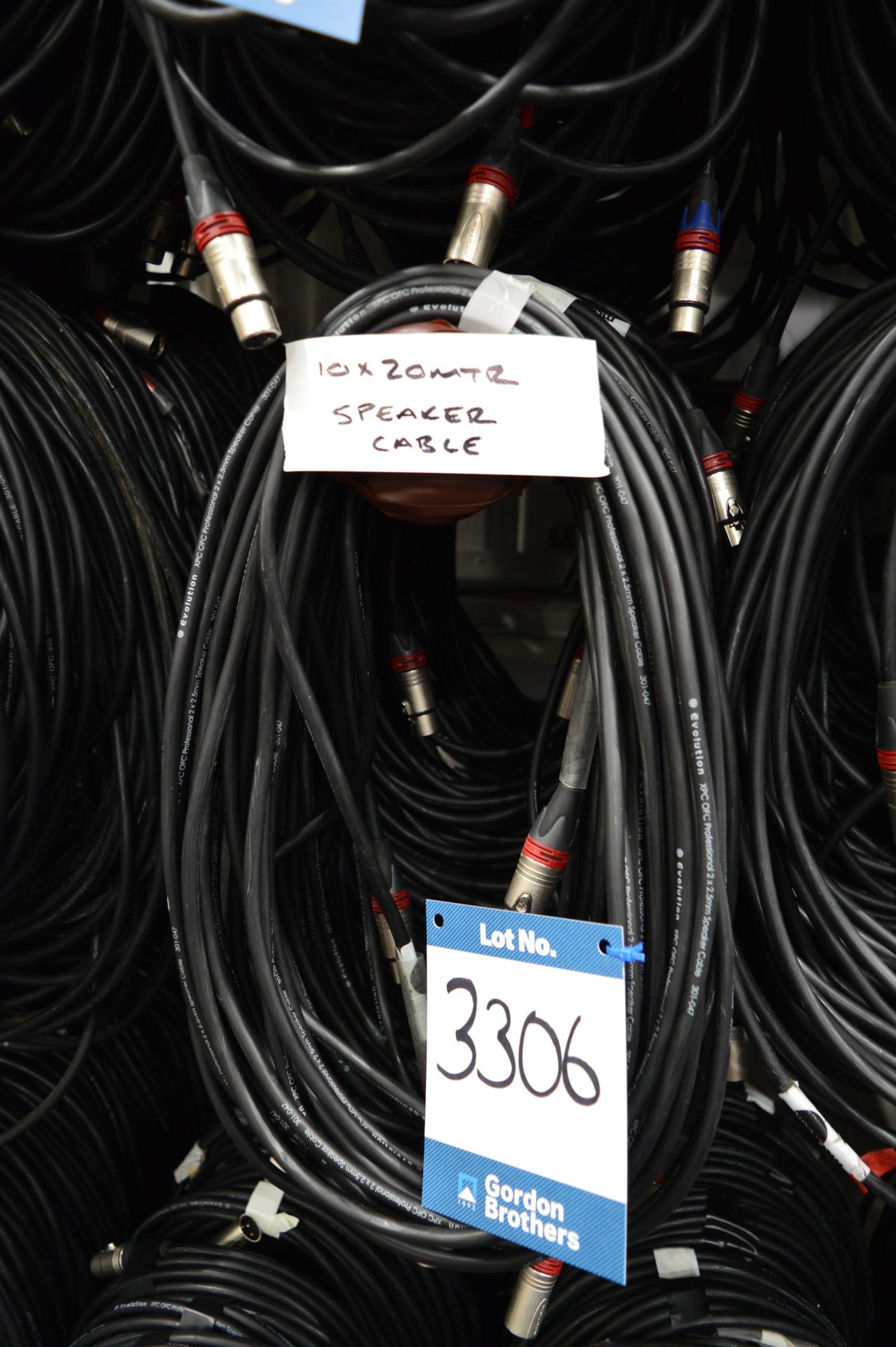 10x 20m speaker cables: Unit 500, Eckersall Road, Birmingham B38 8SE