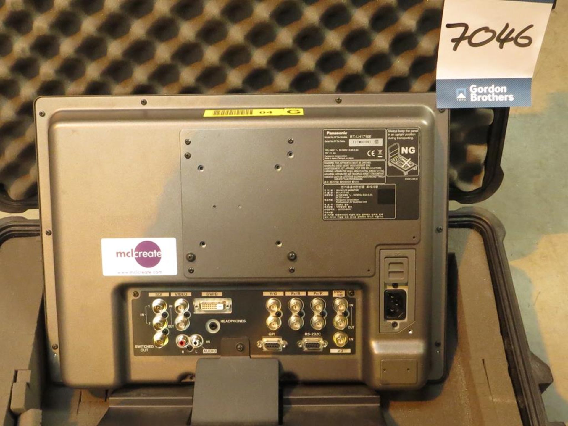 Panasonic, BT-LH1810E engineering monitor, Serial No. F2TWA0061 in transit case: Unit C Moorside, 40 - Image 2 of 5